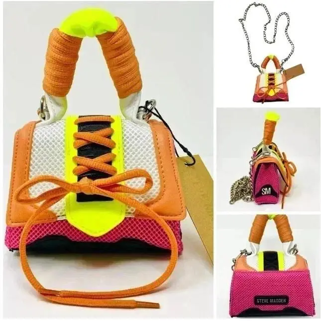 Bdorra Neon Crossbody Convertible Shoulder Bag Mini Purse by Steve Madden