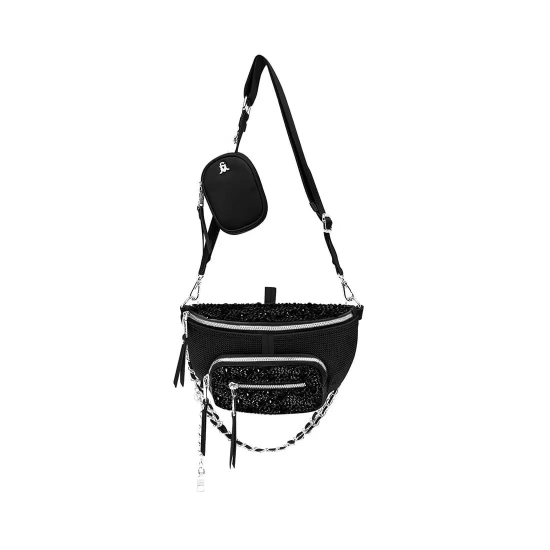 Steve Madden Women`s Steve Madden Maxima Crossbody Black One Size US