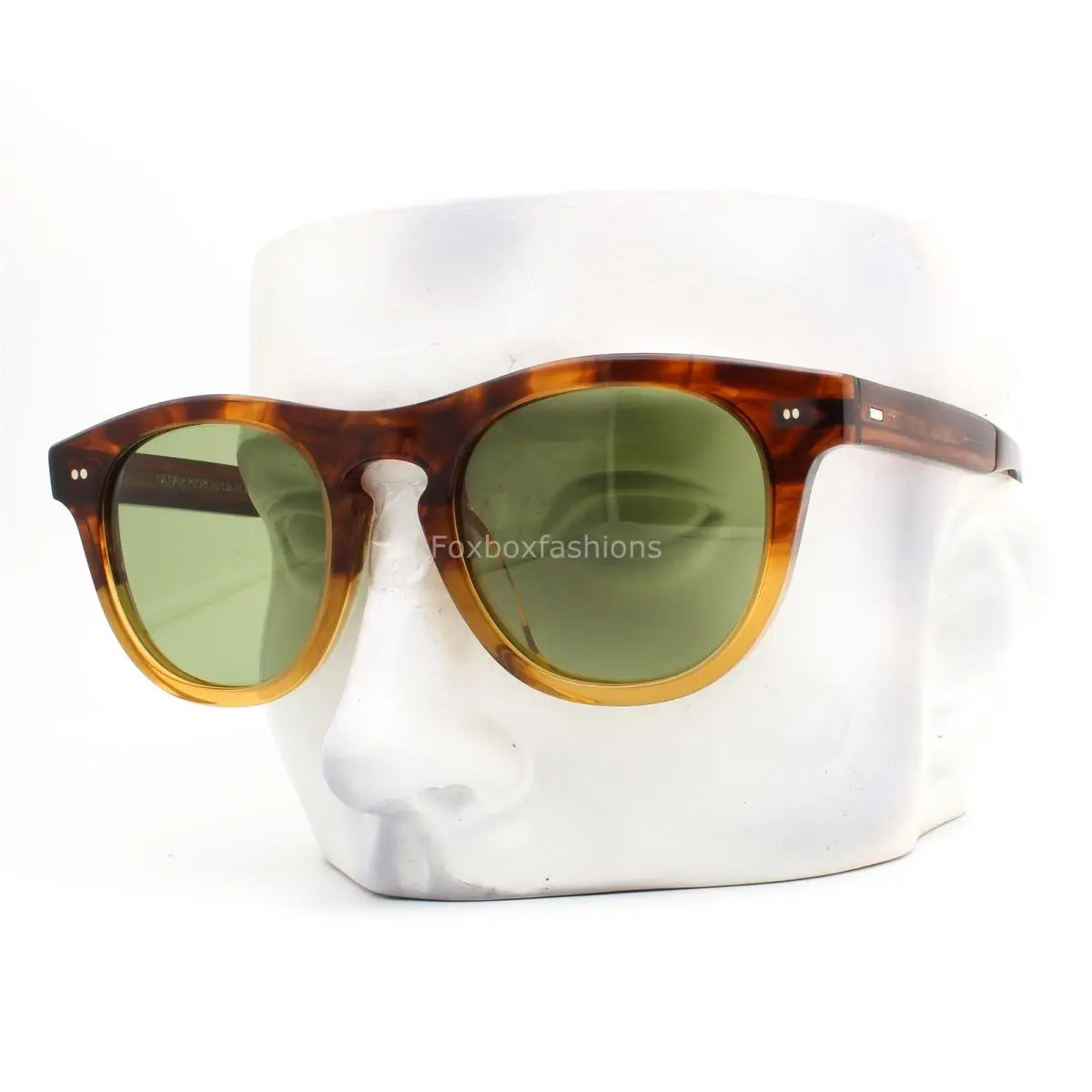 Rorke Sunglasses OV5509SU Brown Green Breath Logo W/case by Oliver Peoples