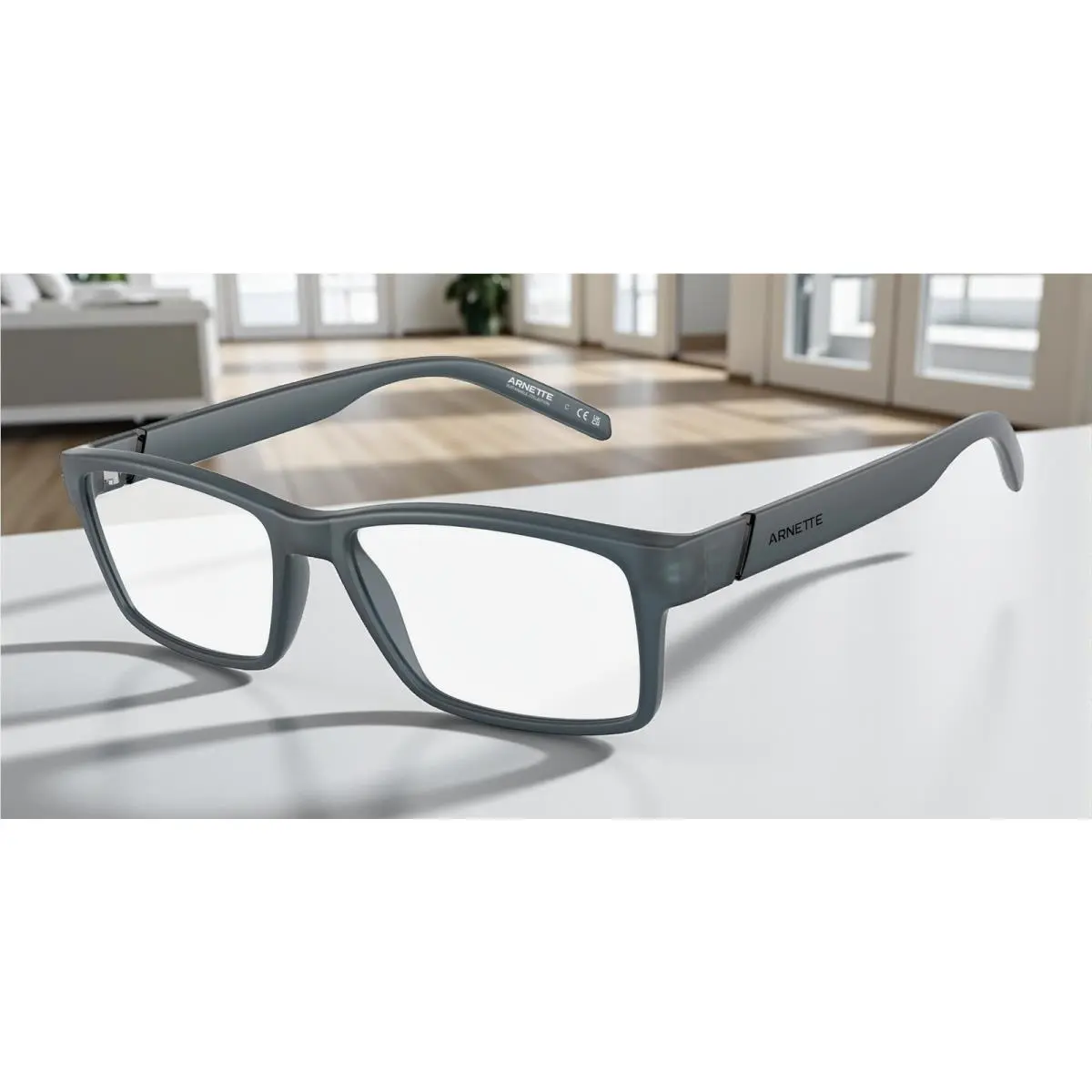 Arnette AN7179 2658 Leonardo Matte Blue Demo Lens 54 mm Men`s Eyeglasses