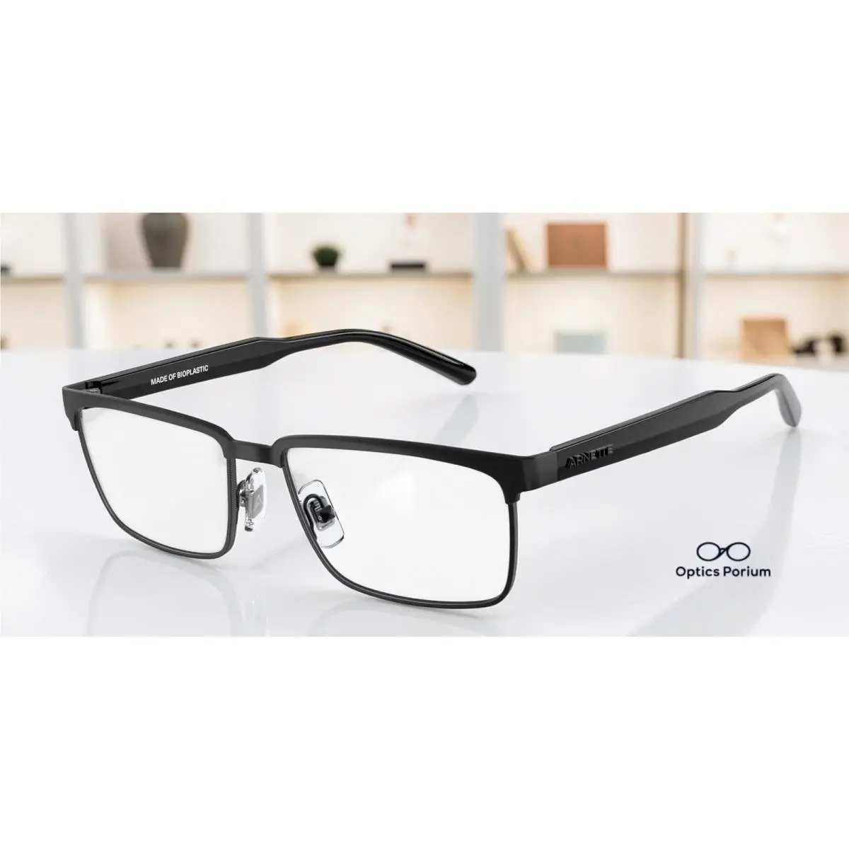 Arnette AN6131 737 Mokele Matte Black Transparent 54 mm Unisex Eyeglasses