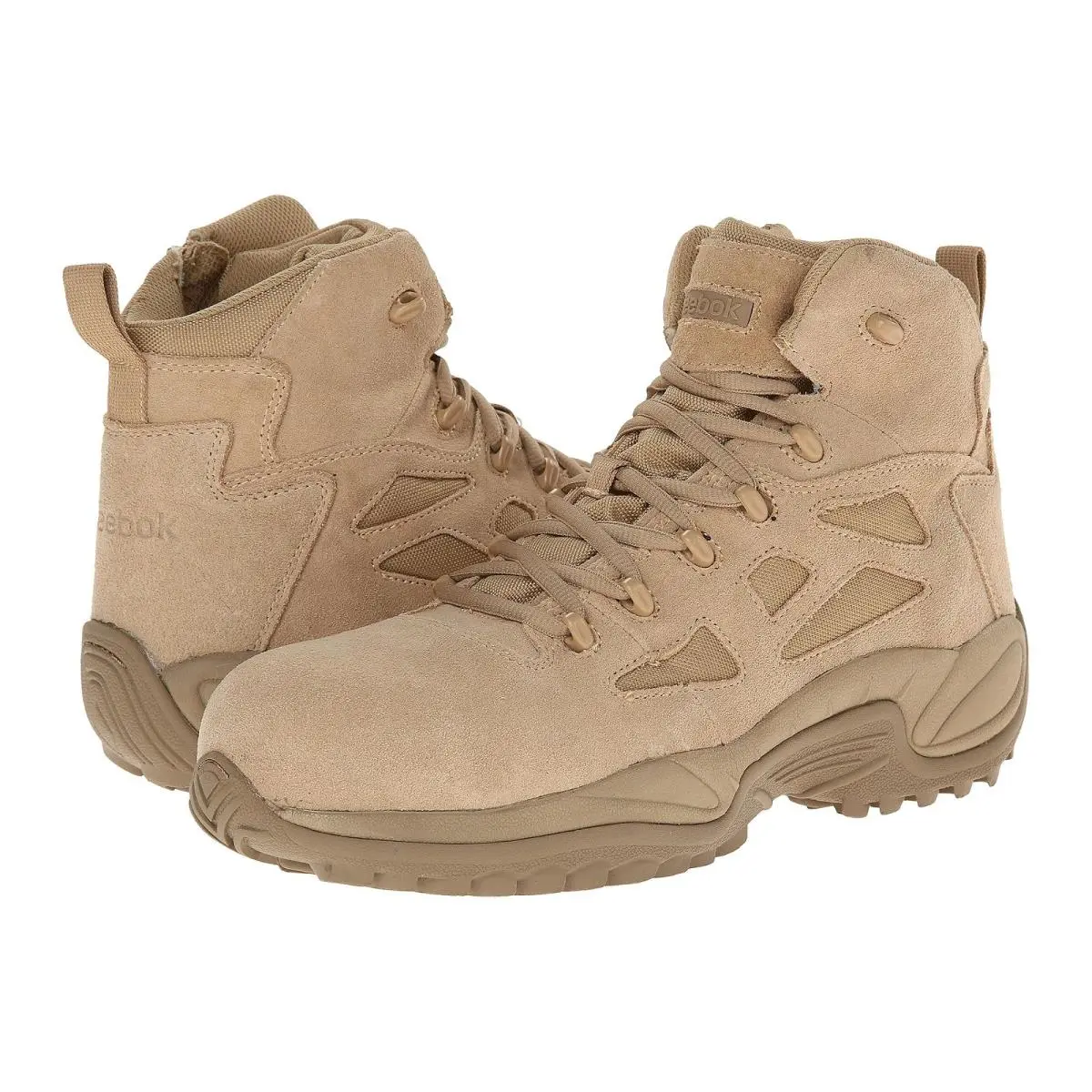 Man`s Boots Reebok Work Rapid Response RB 6 Quot CT - Desert Tan