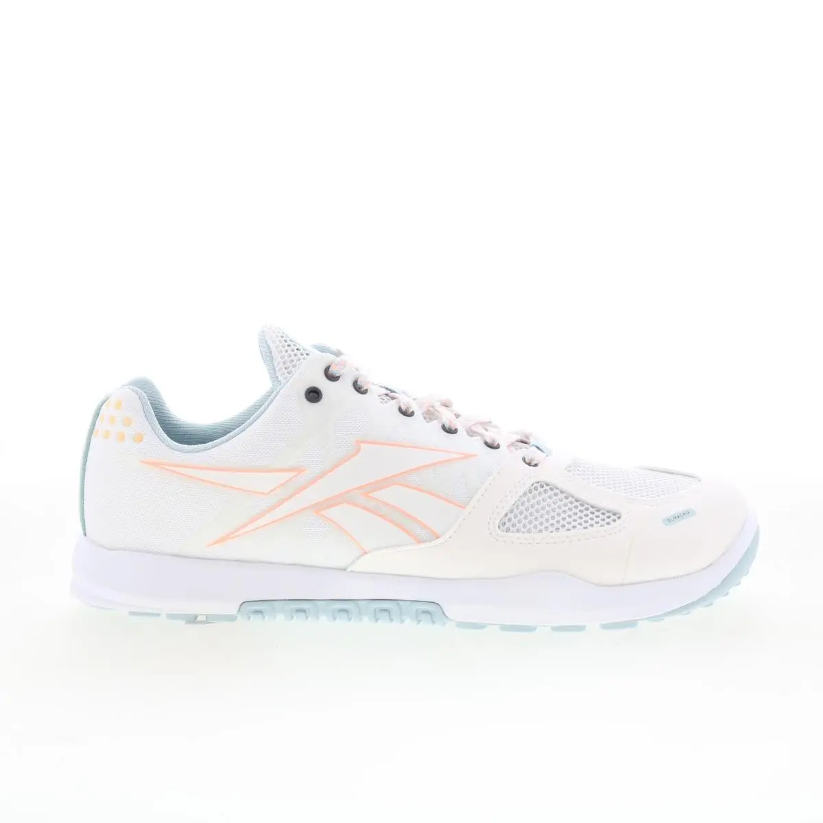 Reebok Nano 2.0 Mens White Leather Lace Up Athletic Cross Training Shoes