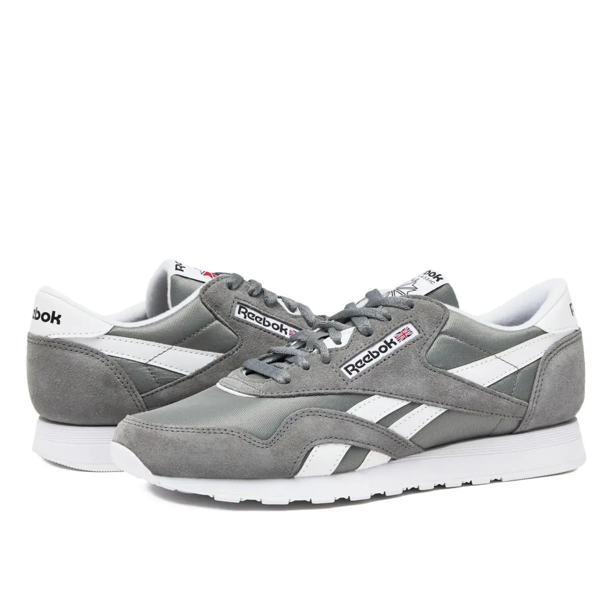 Reebok Classic Nylon 100009275 Sneakers Men`s 6 M Gray Lifestyle Shoes Hawk2858 - Gray
