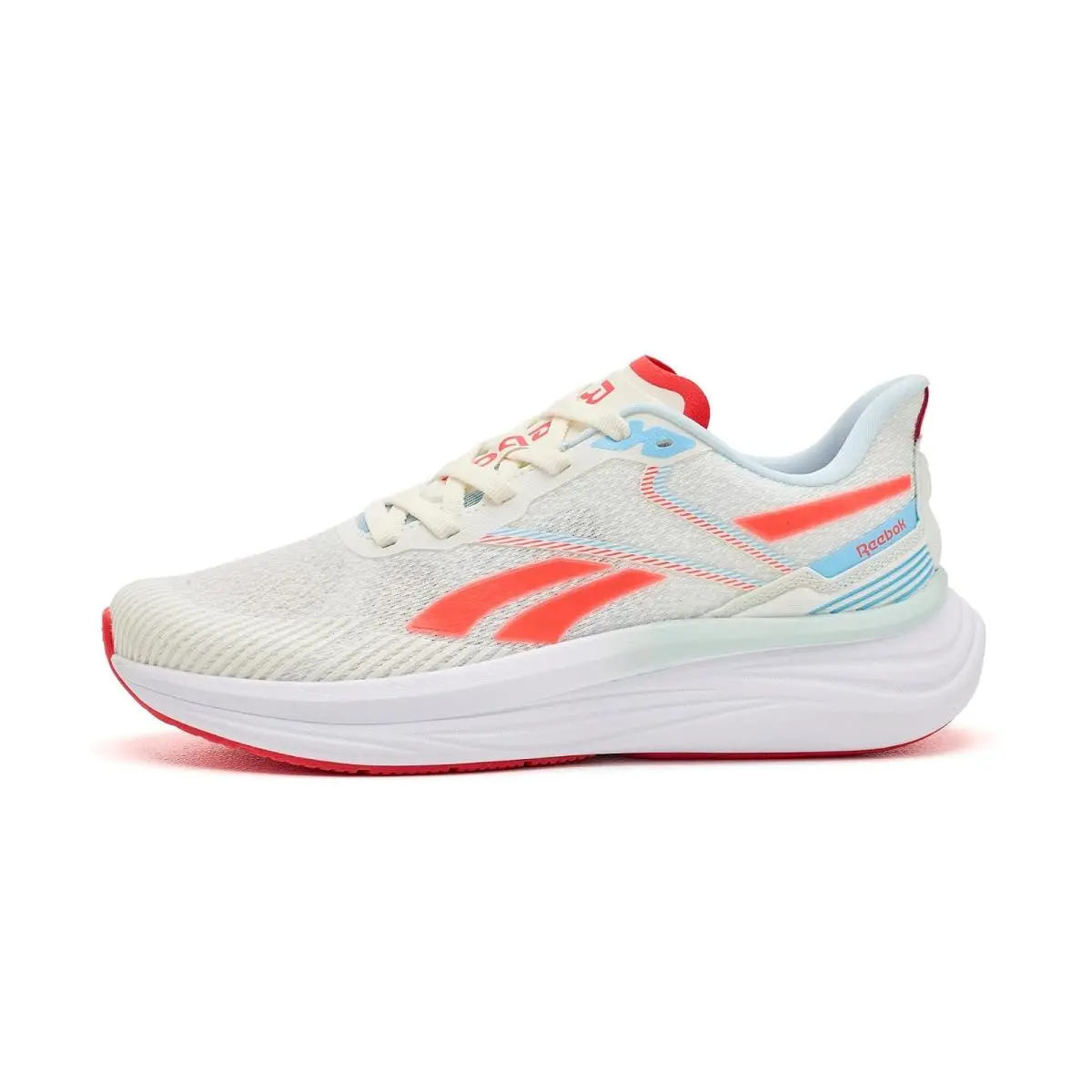 Reebok shoes - Chalk/Neon Cherry/White 2