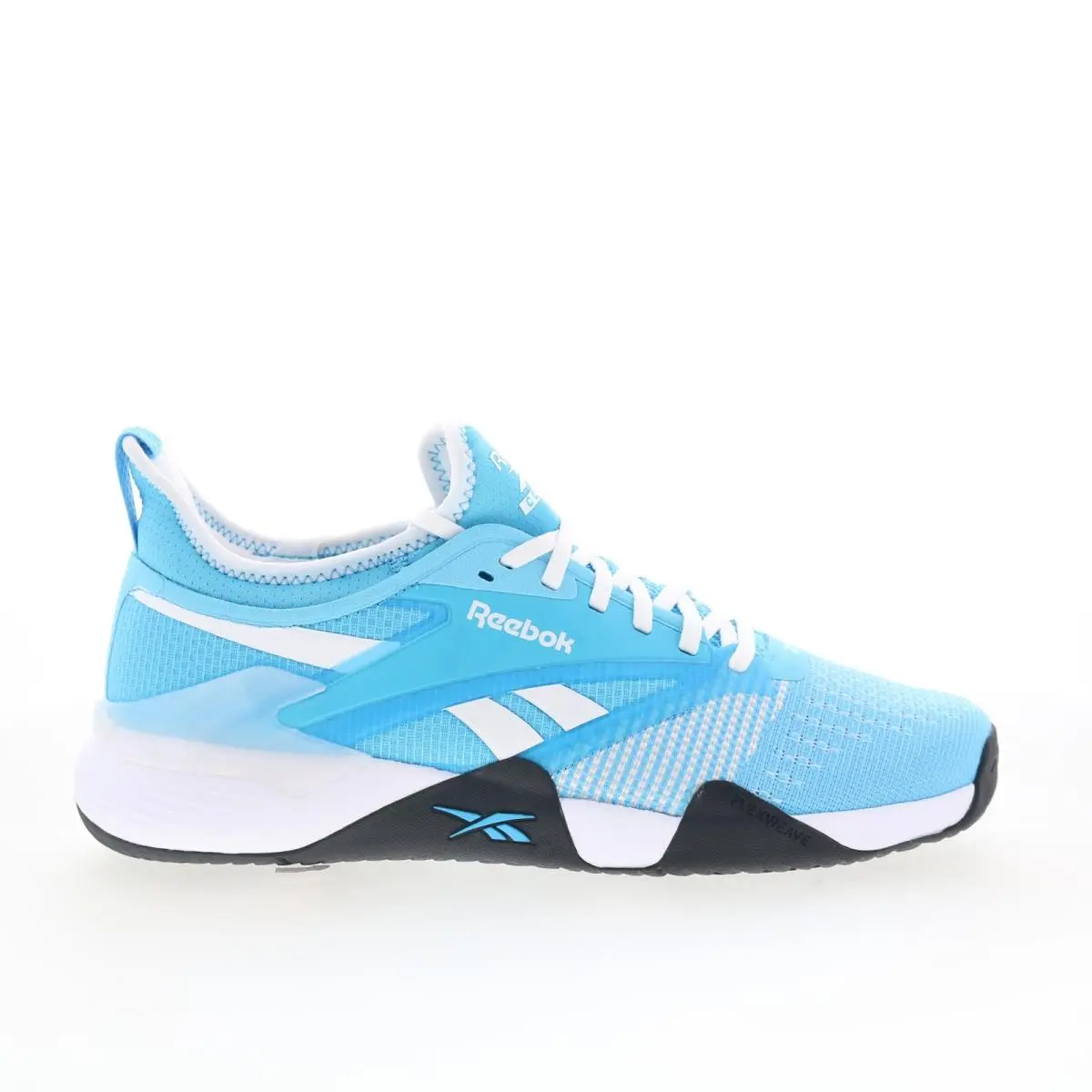Reebok Nano Court Mens Blue Mesh Lace Up Athletic Tennis Shoes