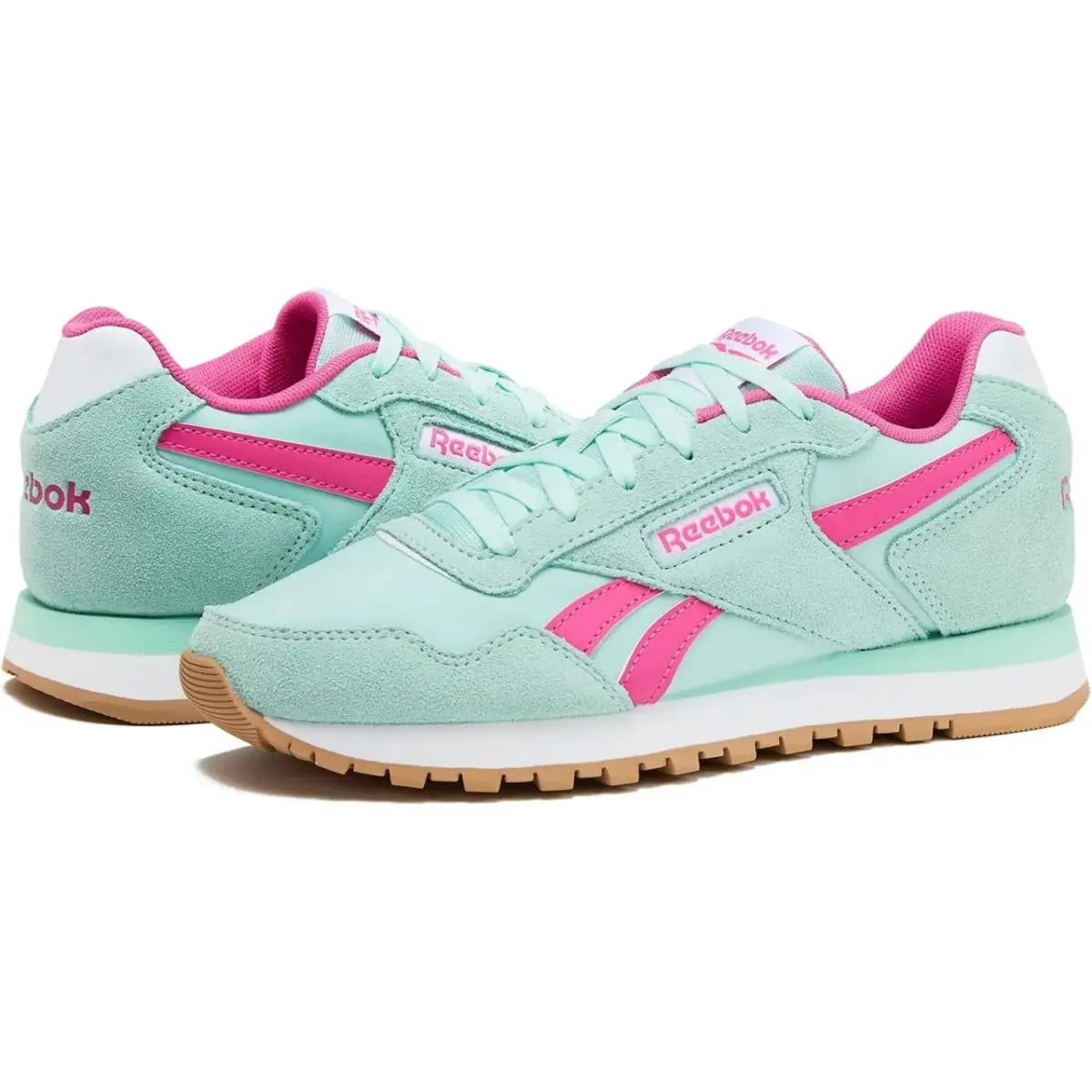 Reebok shoes - Athletic - Athletic - Glitch Aqua/True Pink/White 3