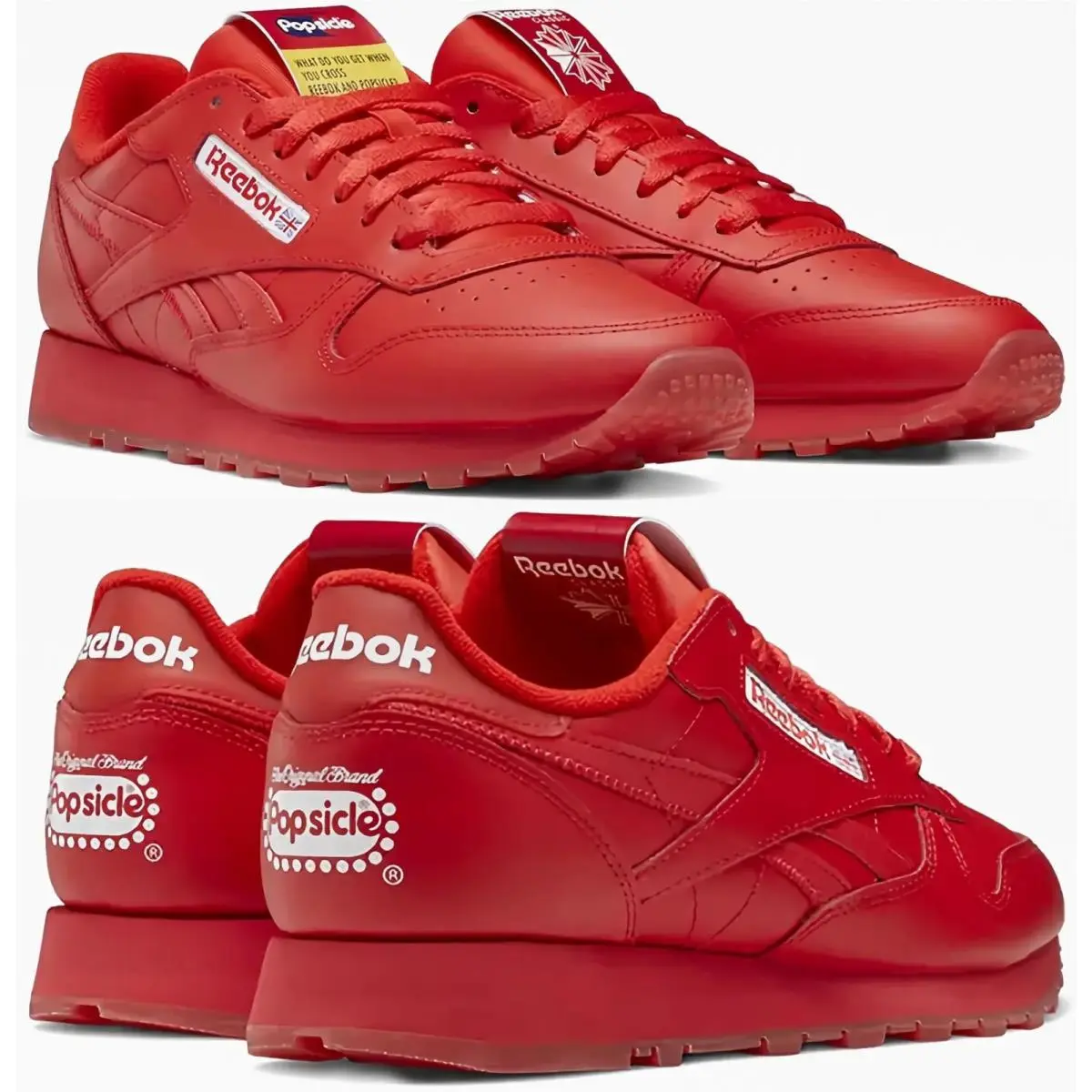 Reebok shoes - Reebok Classic Leather - Classic Leather - Instinct Red/Instinct Red/Instinct Red 5