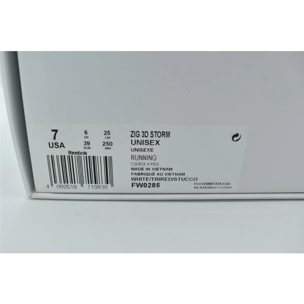 Reebok shoes - Reebok Cottweiler Zig 3D - Cottweiler Zig - FW0285 - White Red Stucco (UPC: 4060518715830) 10