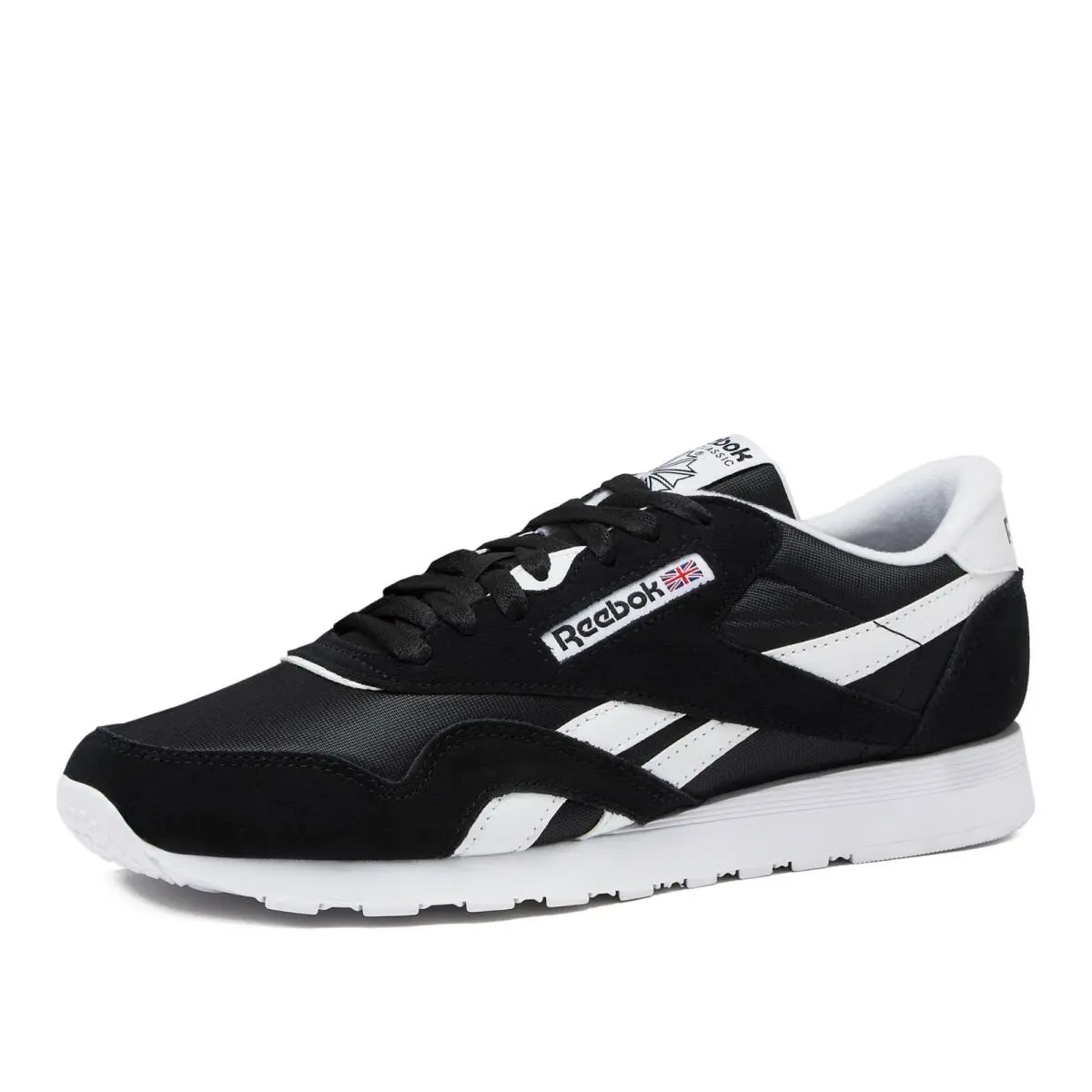 Reebok Classic Nylon Mens Sneakers Tennis Shoes Core Black/footwear White/footwear - Core Black/Footwear White/Footwear White