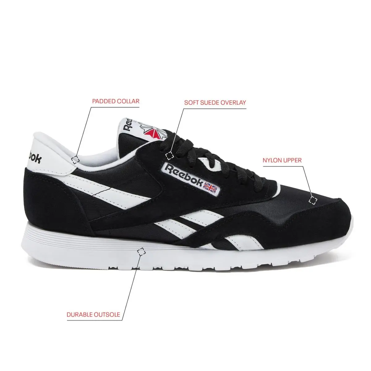 Reebok shoes - Gy7231 - Gy7231 - Core Black/Footwear White/Footwear White (UPC: 195748442844) 0