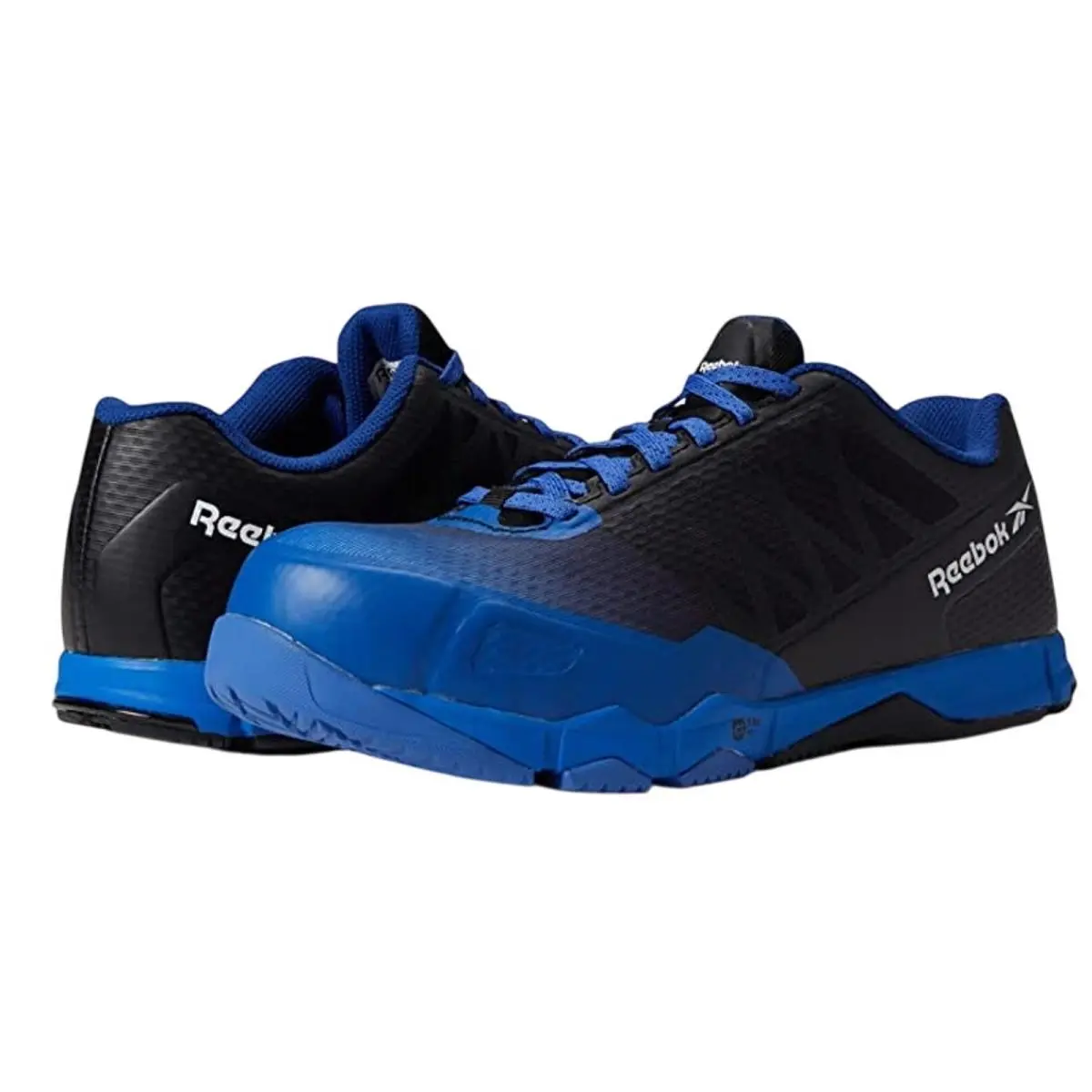 Reebok Work Mens Speed TR Work Sneakers Size 16 Blue Black SR EH Comp Toe
