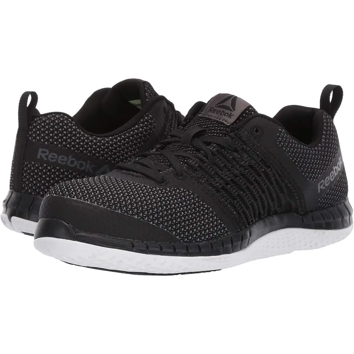 Reebok D4901 Print Woek Ultk Black Athletic Work Shoe Women`s Size 9M