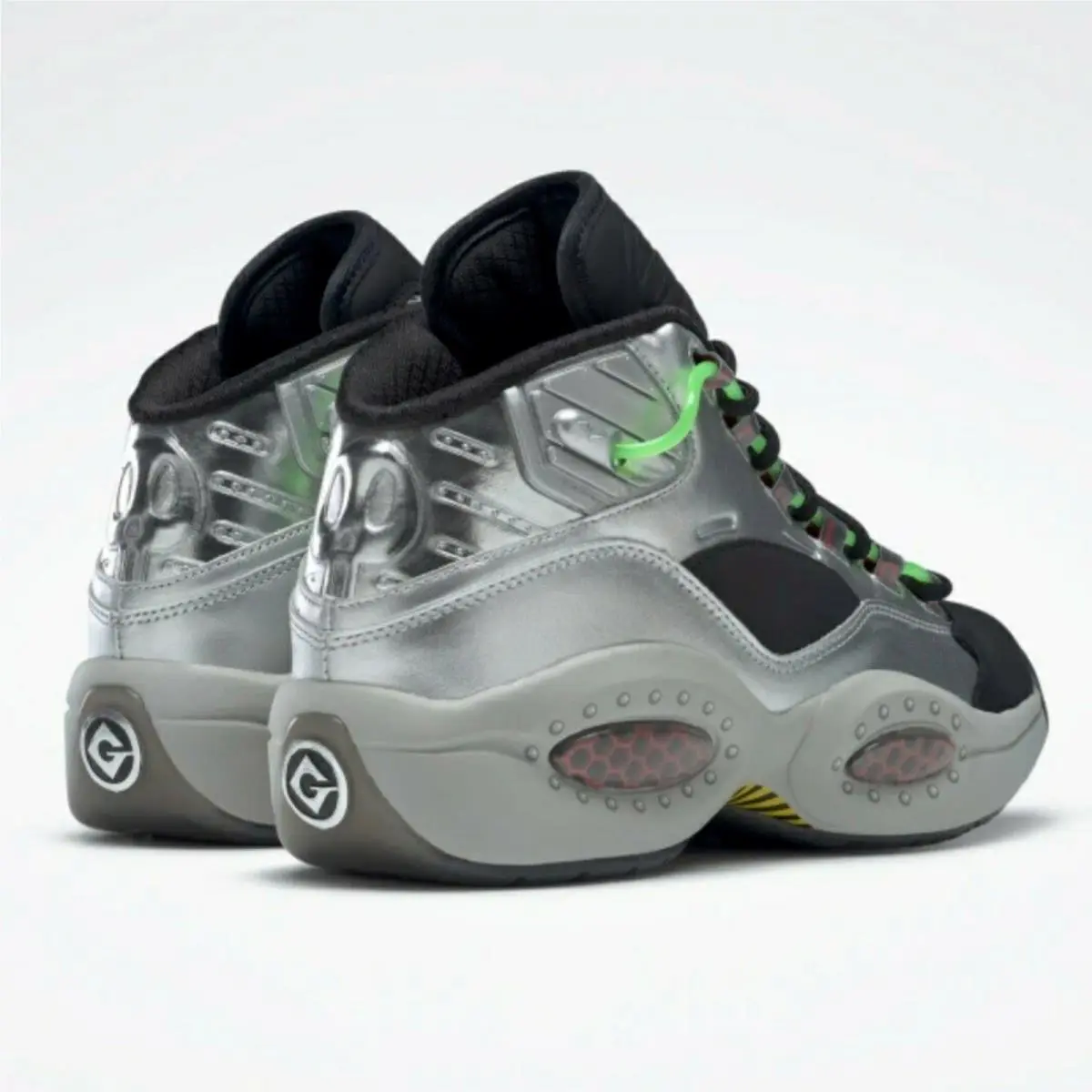 Reebok shoes - GRU`S LAB - LAB - SILVER BLACK GREEN 2