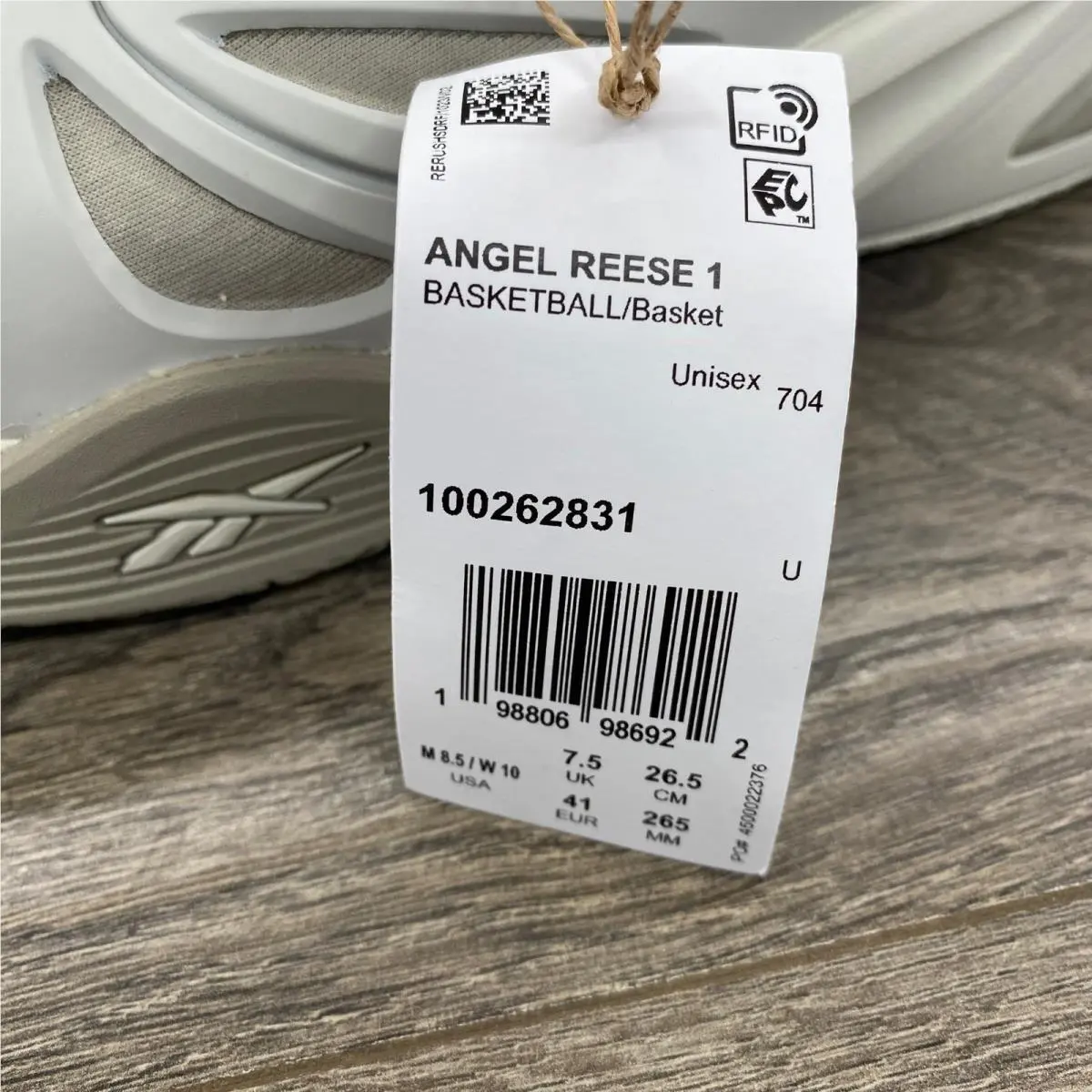 Reebok shoes - Angel Reese 1 - Angel Reese - Gray 1