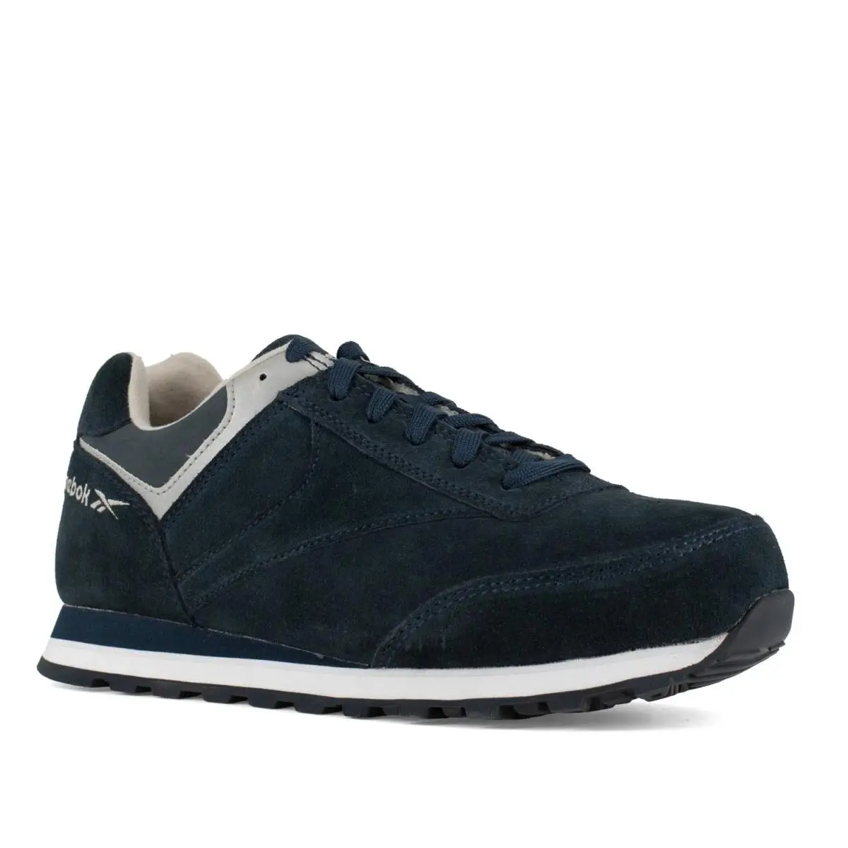Reebok Work Men`s Retro Steel Toe Shoe Navy Blue - 11 Medium