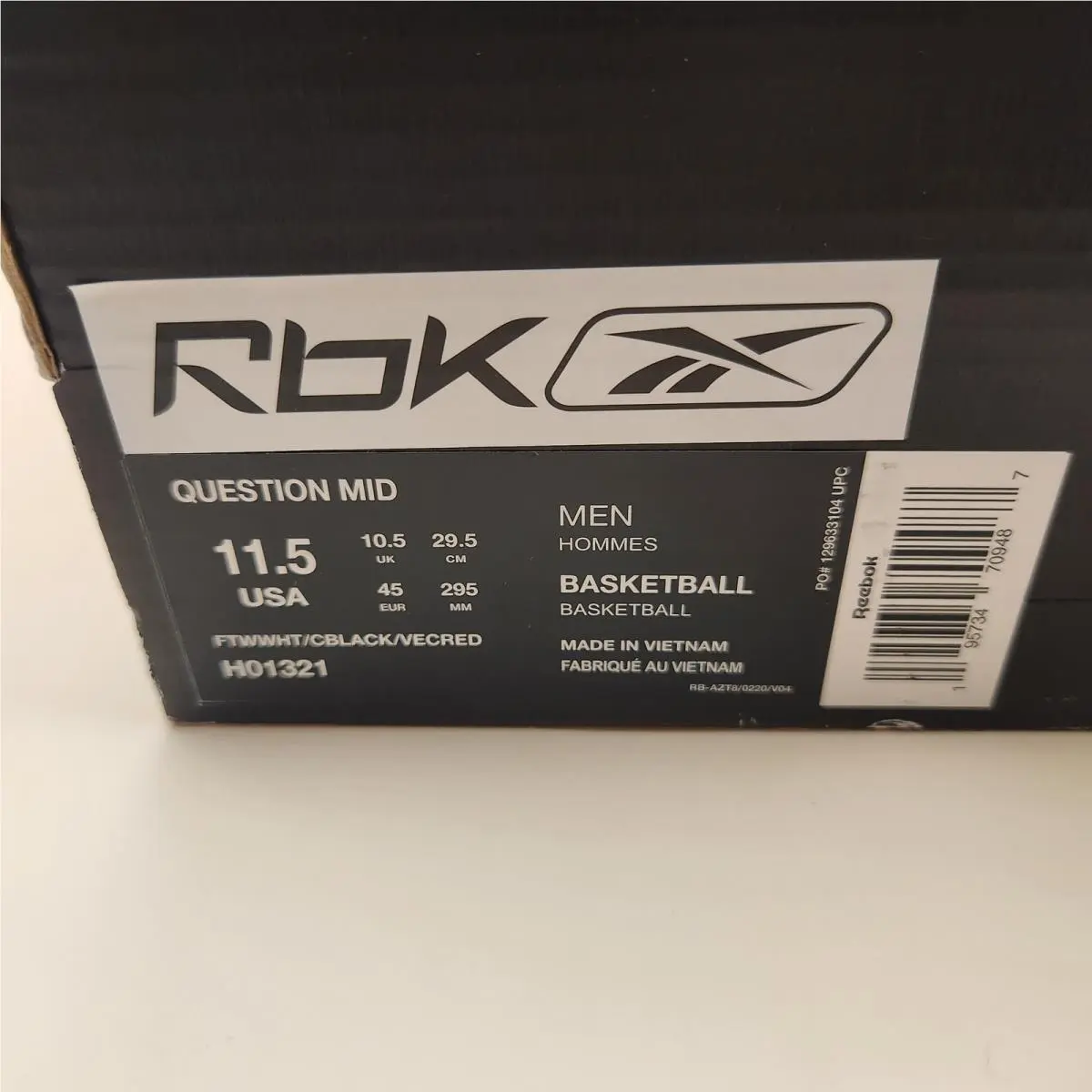 Reebok shoes - Reebok Question Mid - Question Mid - Multicolor 10