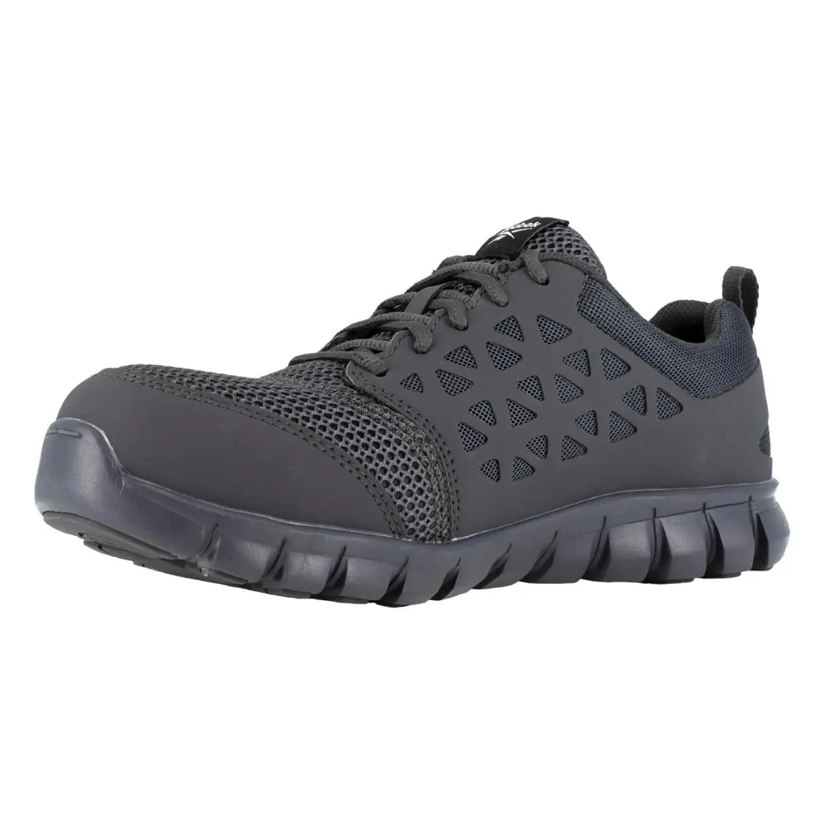 Reebok Work Mens Sublite Cushion Work Ct Eh Athletic Work Shoe Grey - 12 Medium