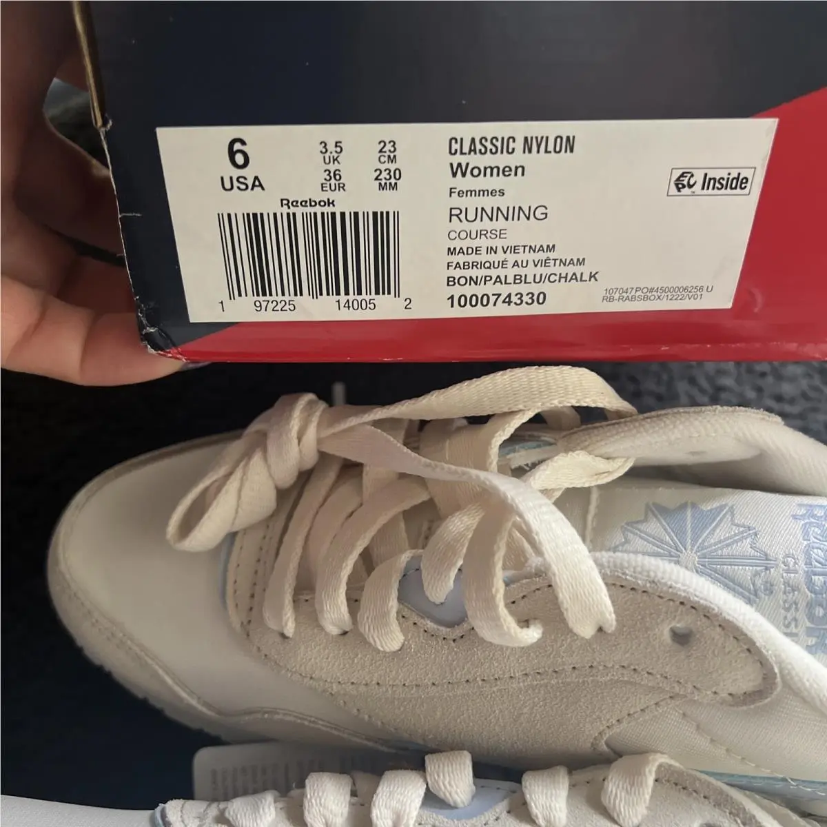 Reebok shoes - Reebok Classic Nylon - Classic Nylon - Bone/Pale Blue/Chalk 9