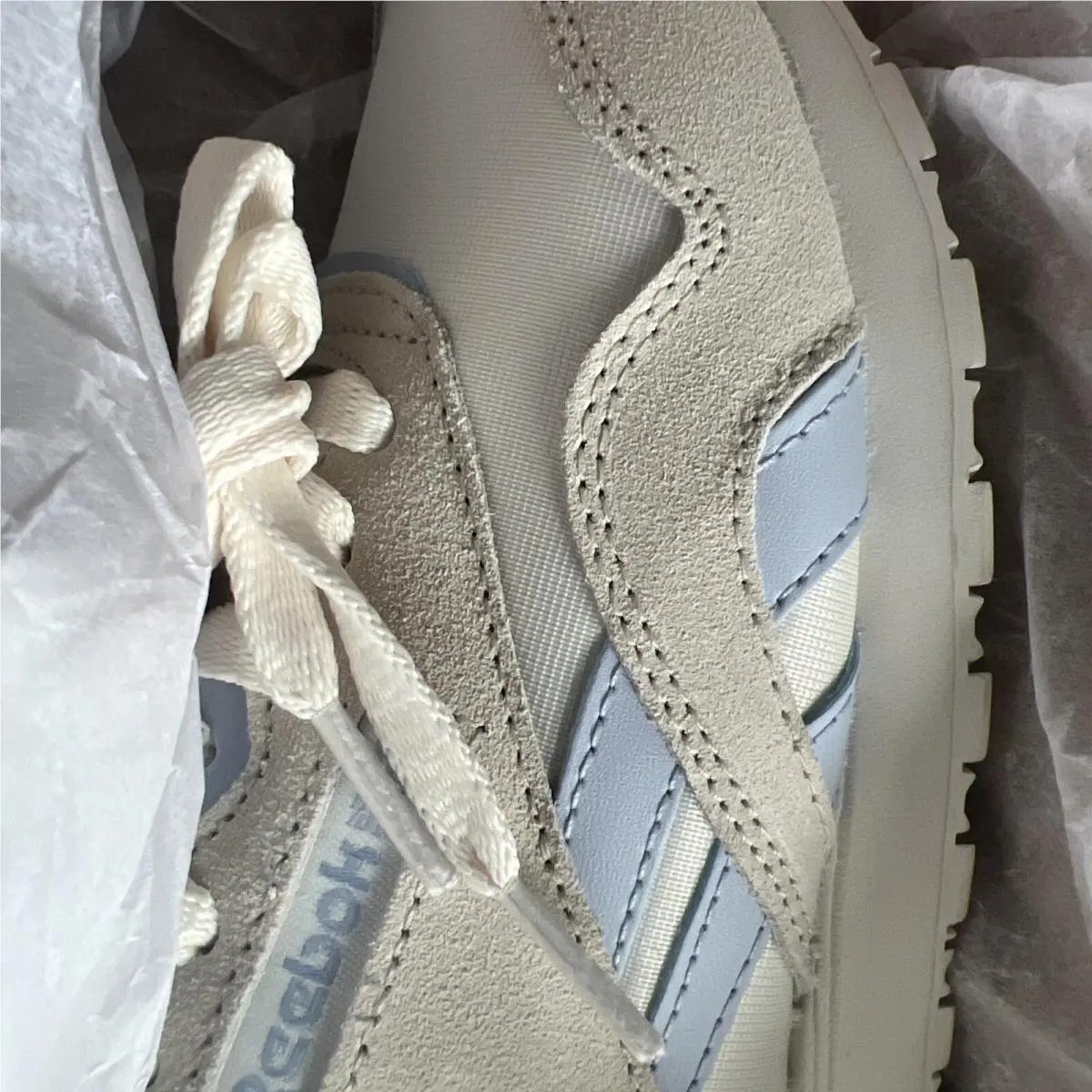 Reebok shoes - Reebok Classic Nylon - Classic Nylon - Bone/Pale Blue/Chalk 12