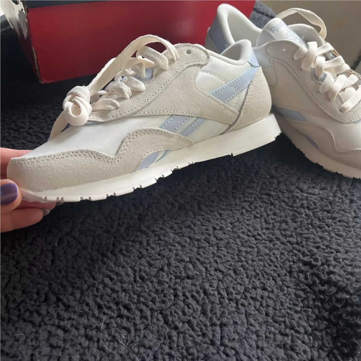 Reebok shoes - Reebok Classic Nylon - Classic Nylon - Bone/Pale Blue/Chalk 0