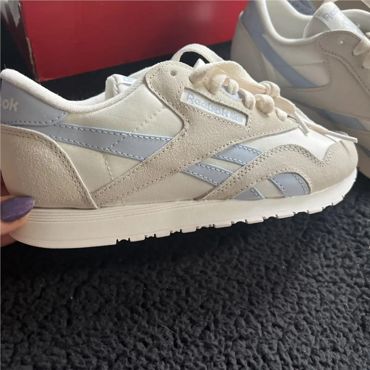Reebok shoes - Reebok Classic Nylon - Classic Nylon - Bone/Pale Blue/Chalk 2