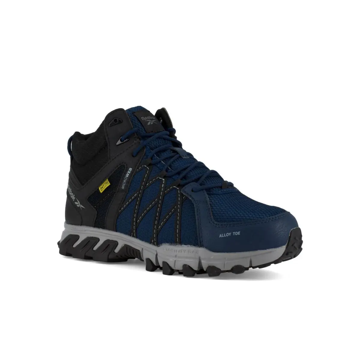 Reebok Work Men`s Trailgrip Work 6 Alloy Toe Met Gu Navy and Black - 9 Medium