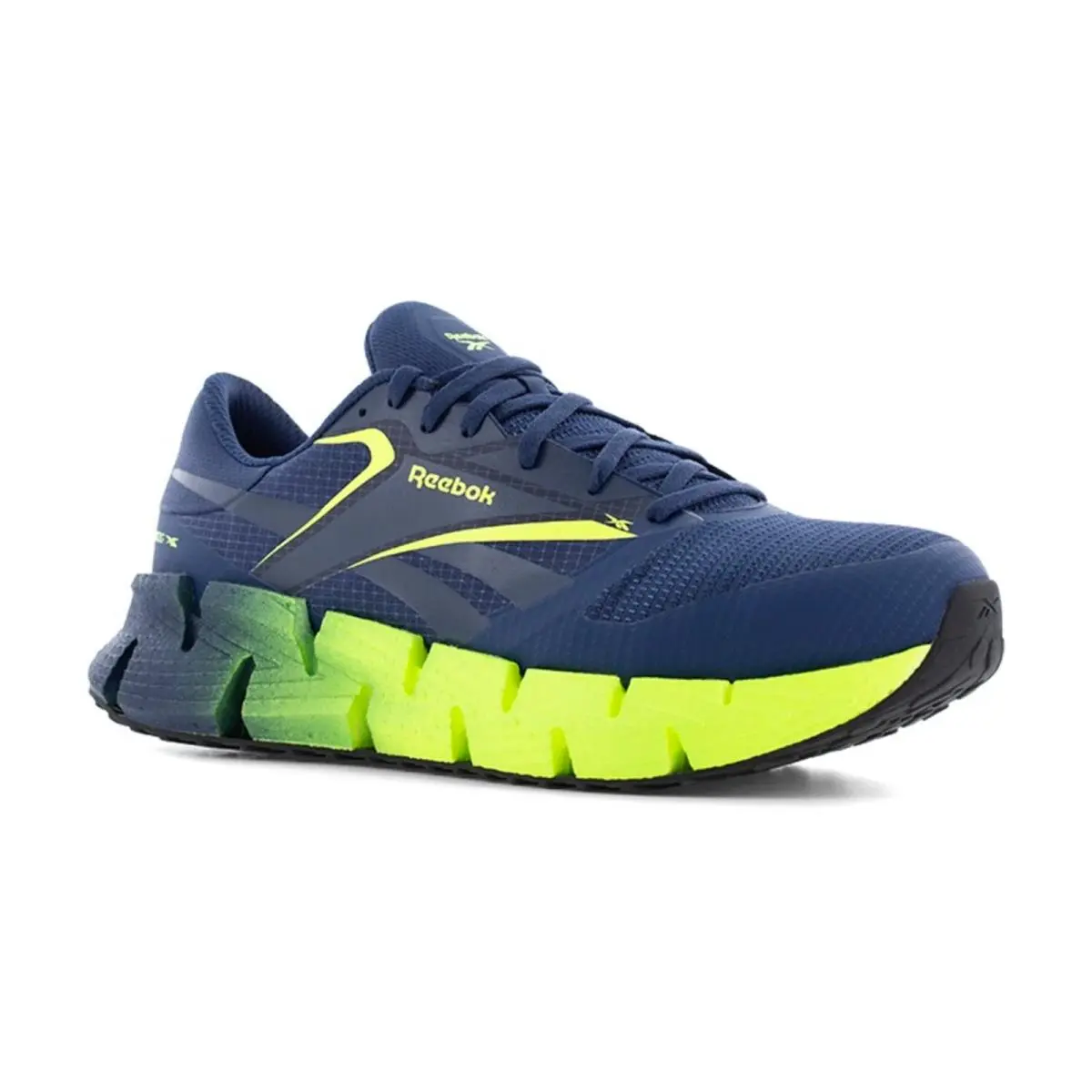 Reebok Men`s Rb3032 Blue and Lime Floatzig Work Composite T Blue - 11.5 Medium - Blue, Lime
