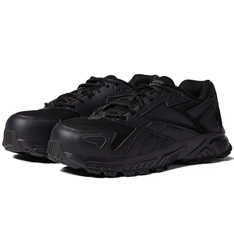 Reebok Work Mens Hyperium Work Shoes US 7 M Black EH Comp Toe