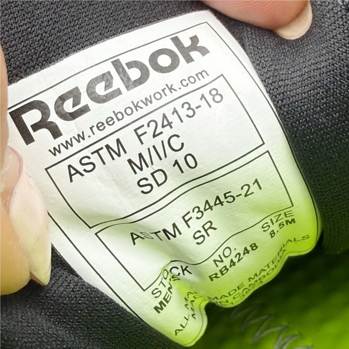 Reebok shoes - Gray (UPC: 690774457478) 10