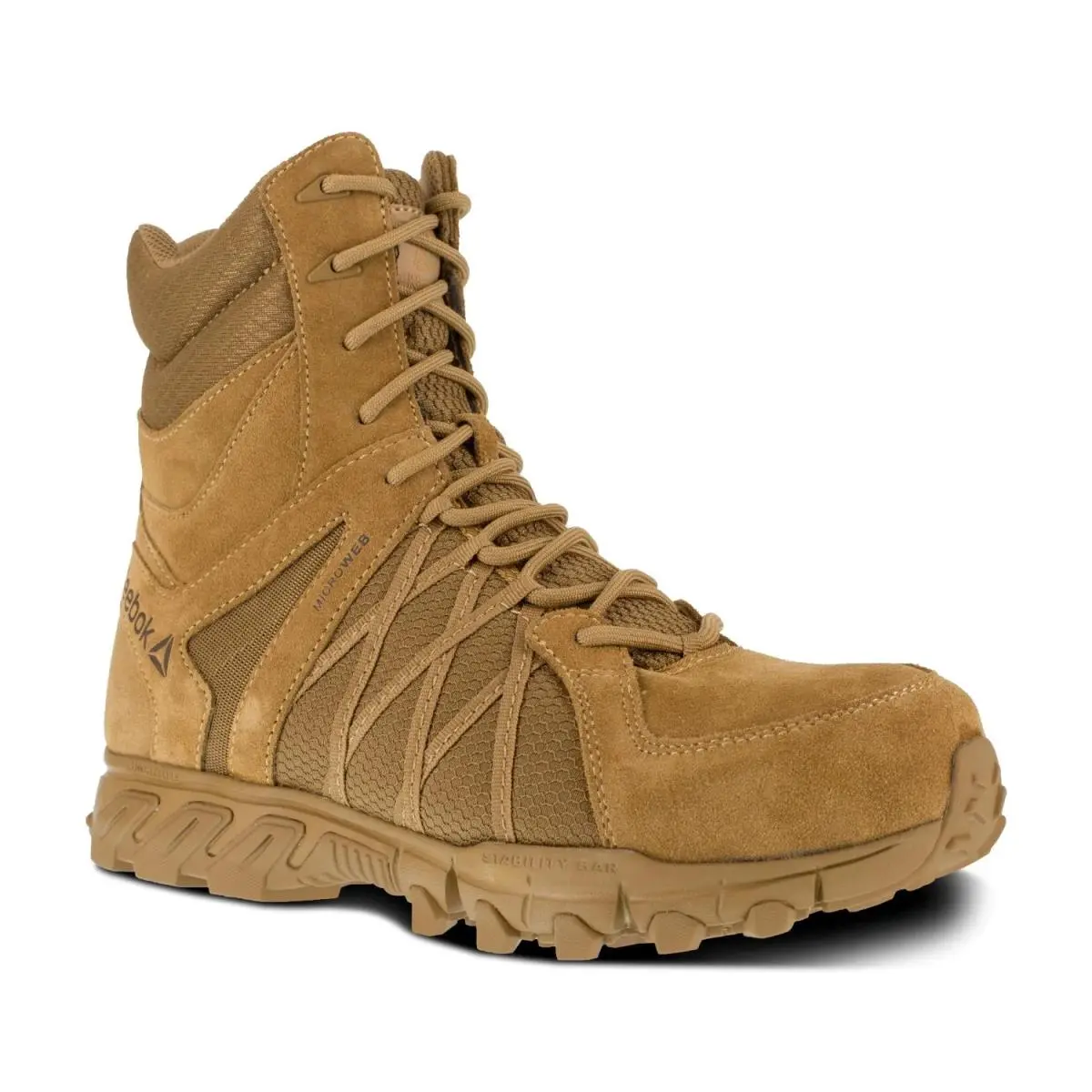 Reebok Work Men`s Trailgrip Tactical 8 Comp Toe Duty Boot Coyote - 10 Medium
