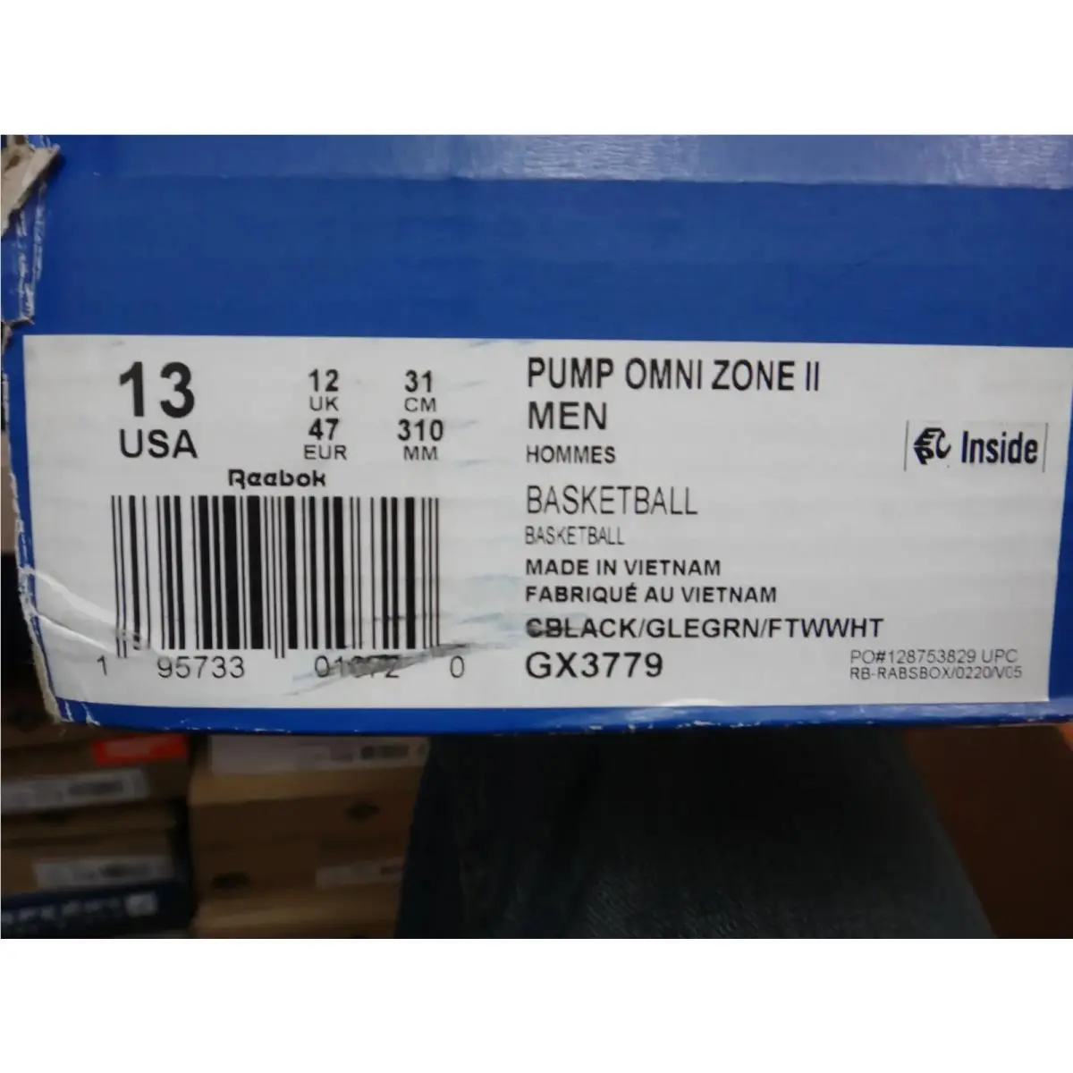Reebok shoes - Pump Omni Zone II - Pump Omni Zone - GX3779 - Black 8