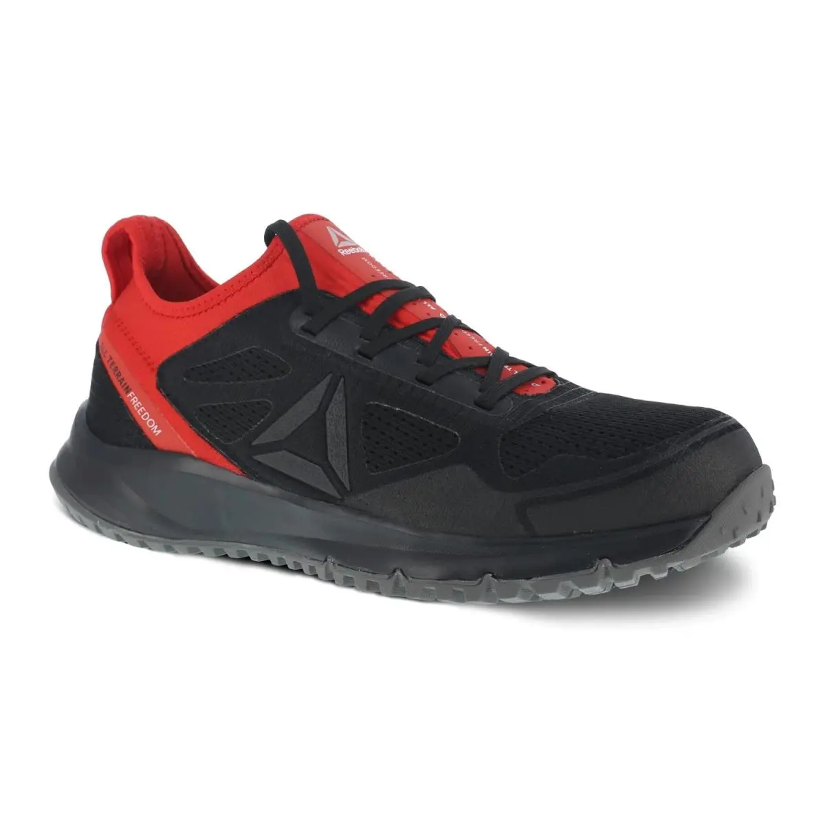 Reebok Work Men`s Sublie All Terrain Work Steel Toe A Black and Red - 9 Medium