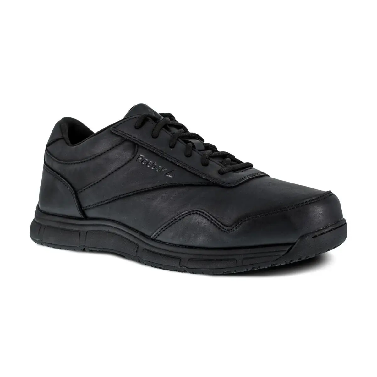 Reebok Work Men`s Jorie Lt Soft Toe Slip-resistant Work Shoe Black - 5 Medium