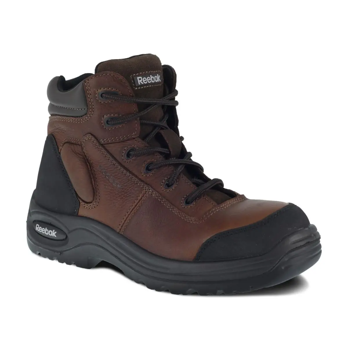 Reebok Work Men`s Trainex Comp Toe Work Boot Esd Dark Brown - 16 Medium