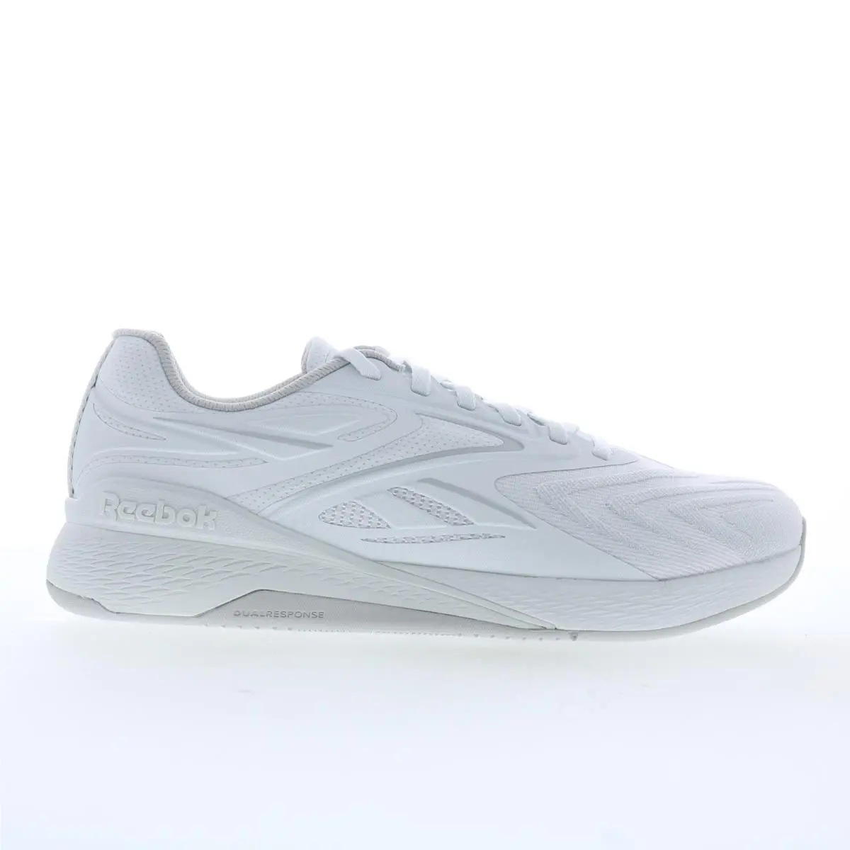 Reebok Nano X5 Edge Mens Gray Canvas Lace Up Athletic Cross Training Shoes 9
