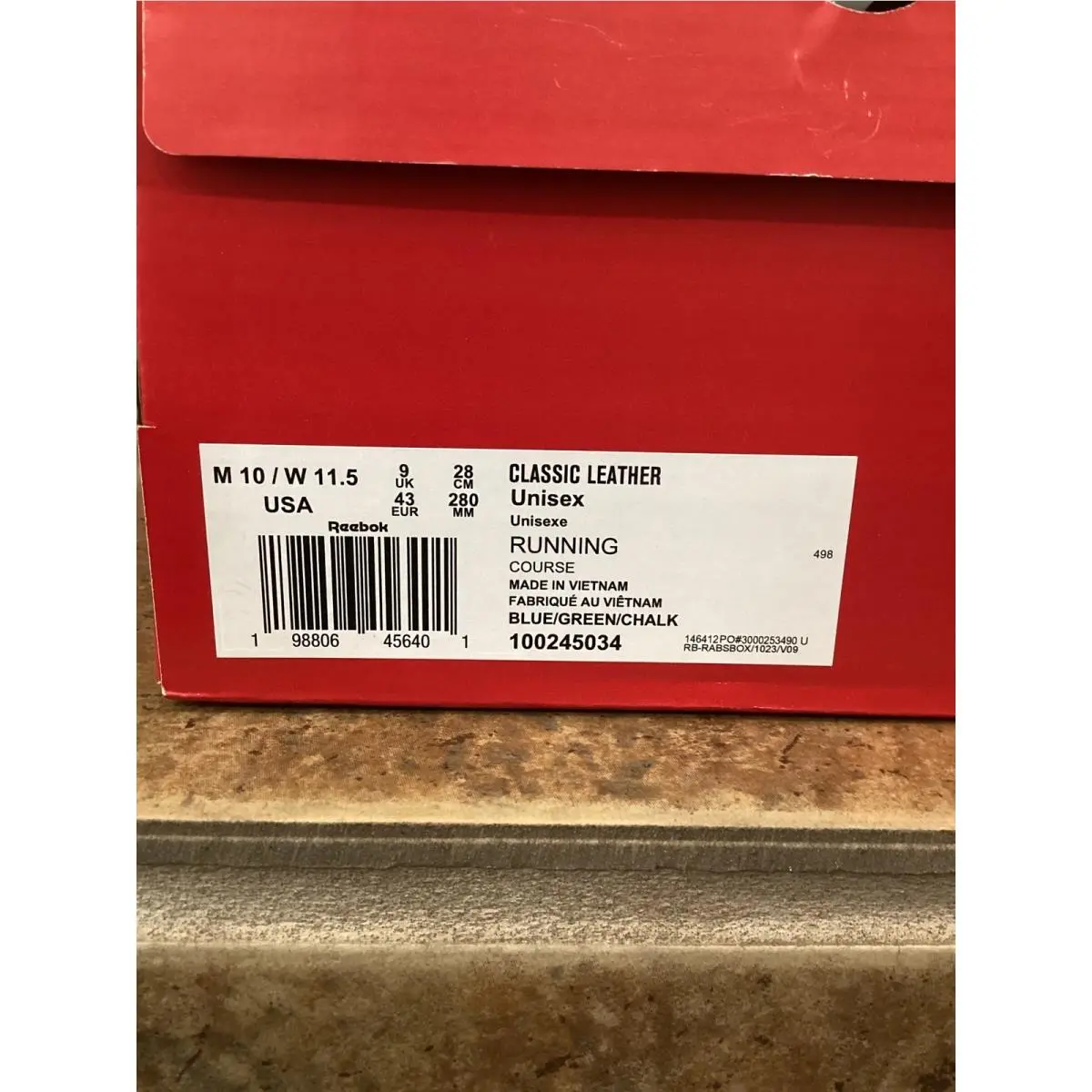 Reebok shoes - Reebok Classic Leather Running Shoes - Multicolor 6