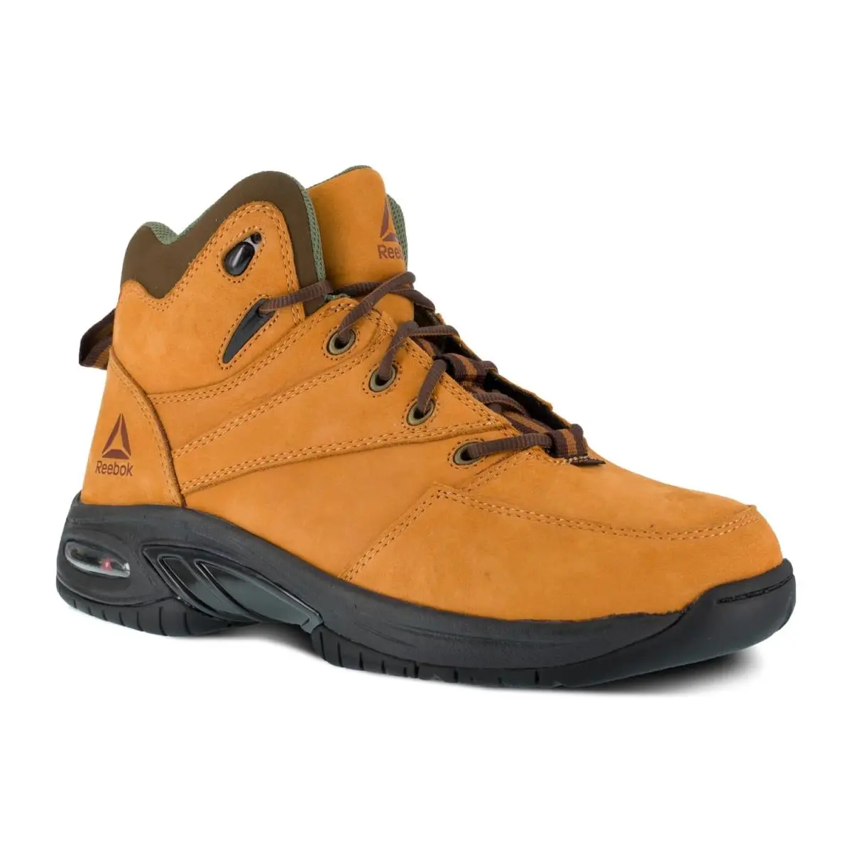 Reebok Work Men`s Tyak Comp Toe Comfort Work Boot Cd Golden Tan - 10 Medium