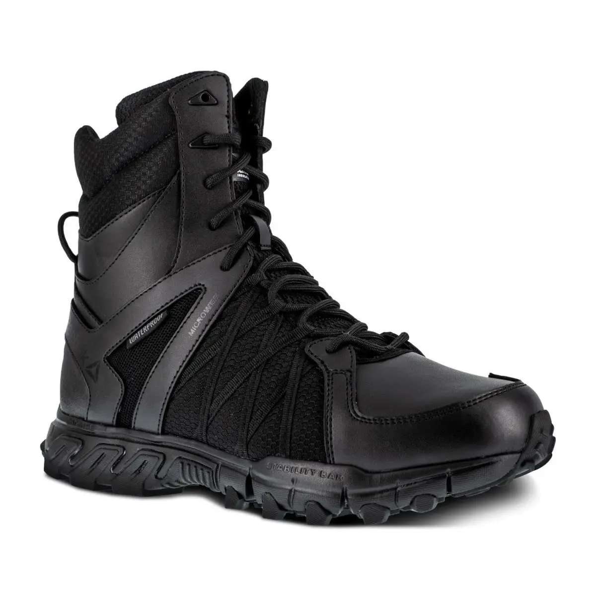 Reebok Work Men`s Trailgrip Tactical 8 Soft Toe Duty Boot Black - 7.5 Medium