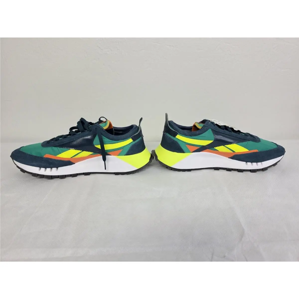 Reebok shoes - Reebok Classic Leather - Classic Leather - blue/yellow/green 3