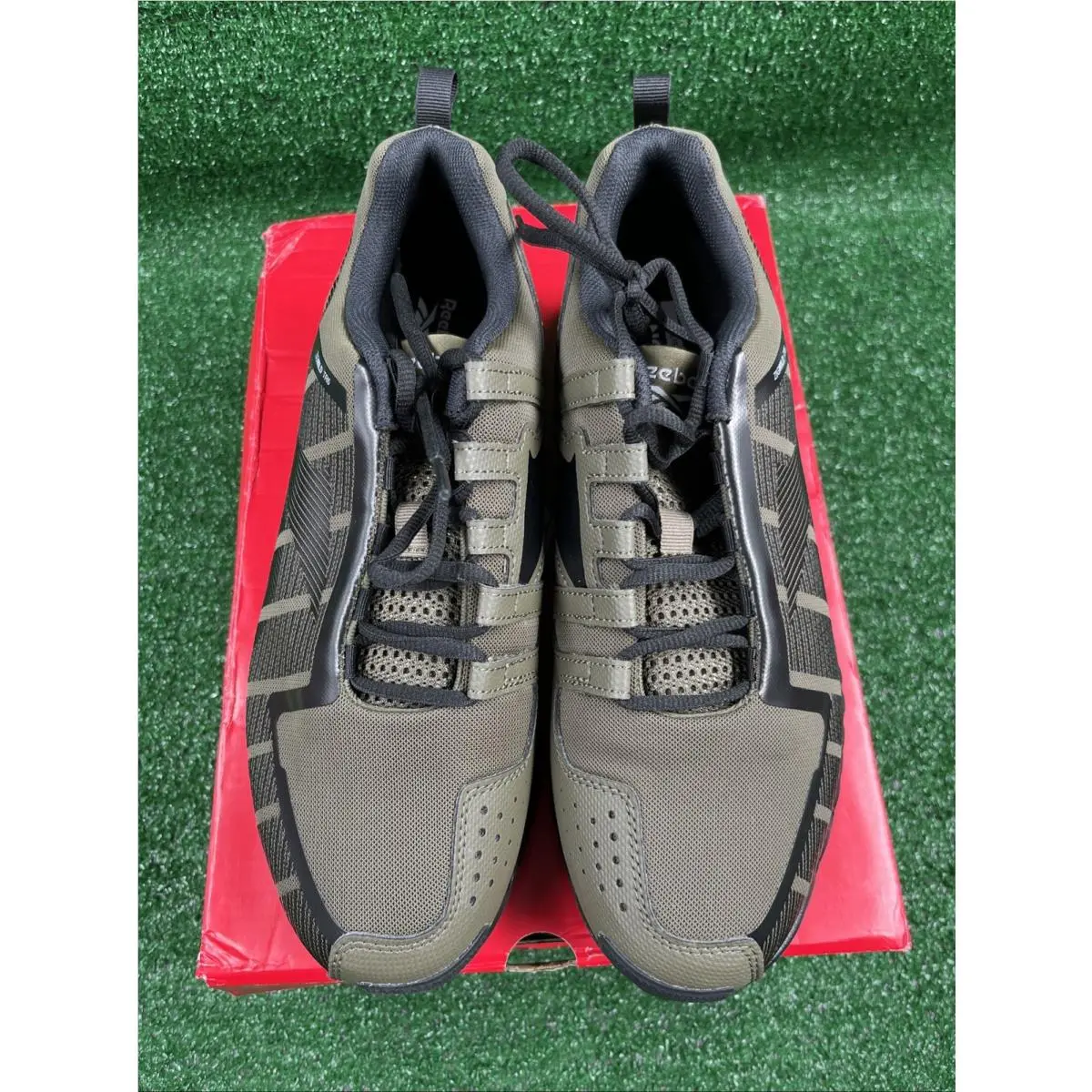 Reebok Zigwild TR 6 Trail Running Shoes Sneakers Army Green Black Mens 9