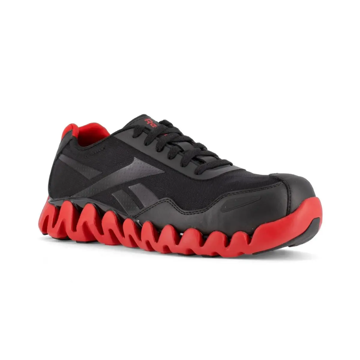 Reebok Work Men`s Zig Pulse Work Sd10 Comp Toe Athletic W Black/red - 9.5 Wide