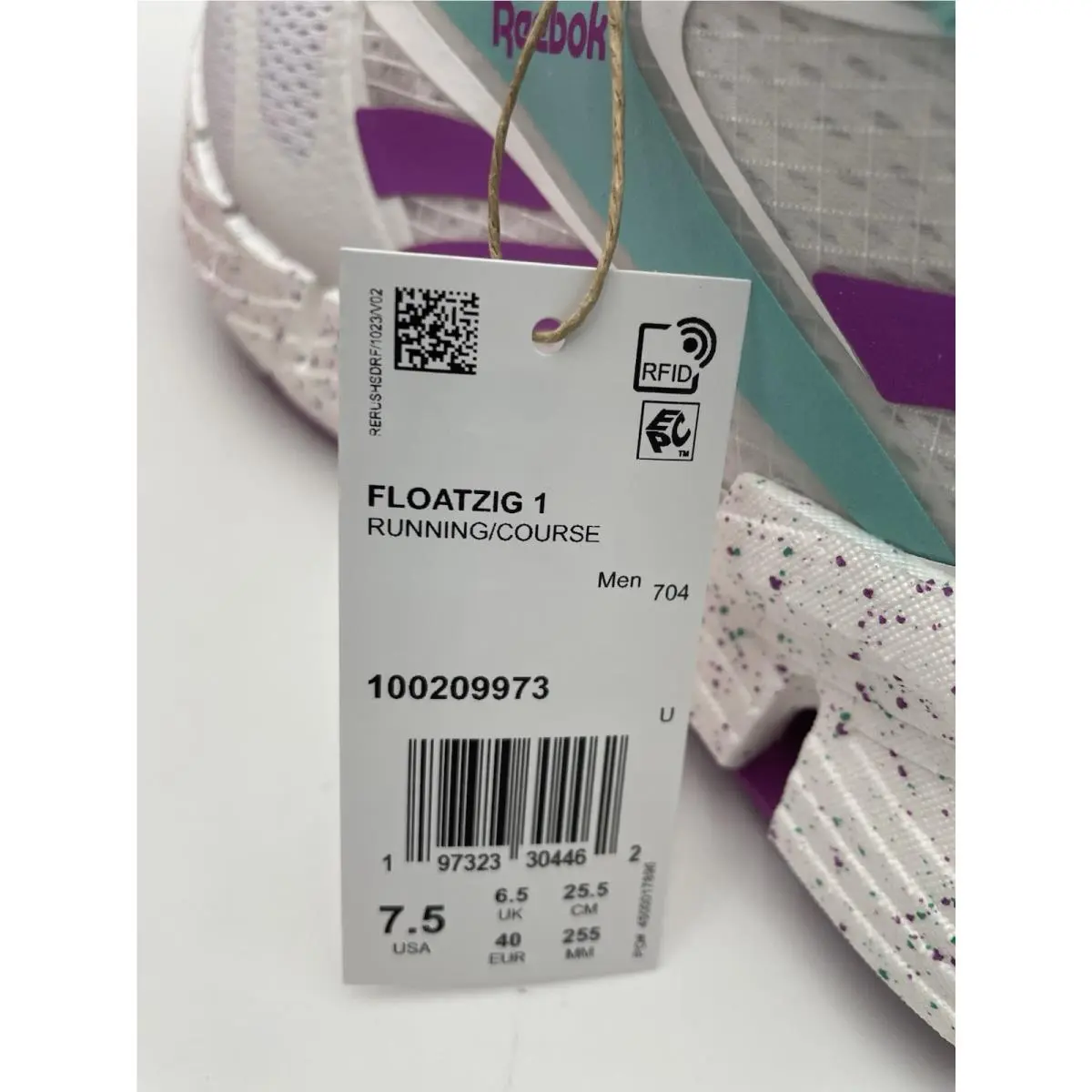 Reebok shoes - REEBOK FLOATZIG 1 - FLOATZIG - White, Aqua, Purple 6
