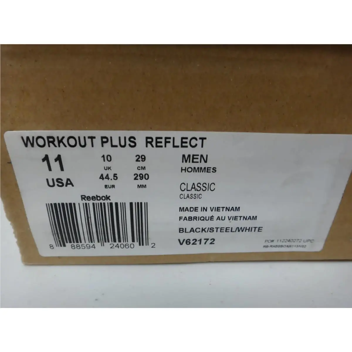 Reebok shoes - Reebok Workout Plus - Workout Plus - V62172 - Black 4