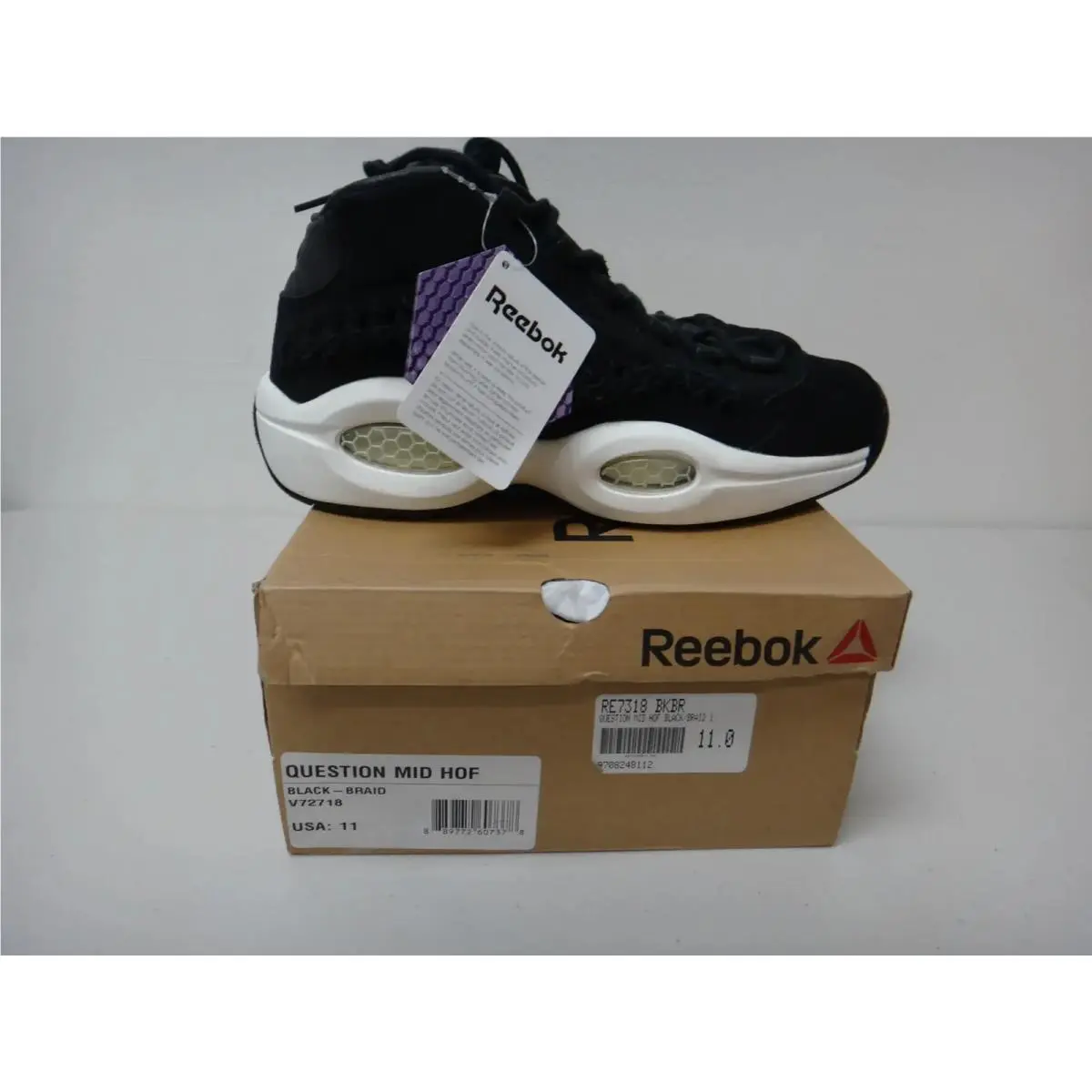 Reebok shoes - Question Mid HOF - Question Mid HOF - V72718 - Black 0