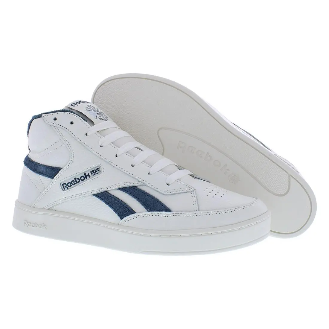 Reebok Club C Form Hi Unisex Shoes Size 8.5 Color: Chalk/hoops Blue/feel Good