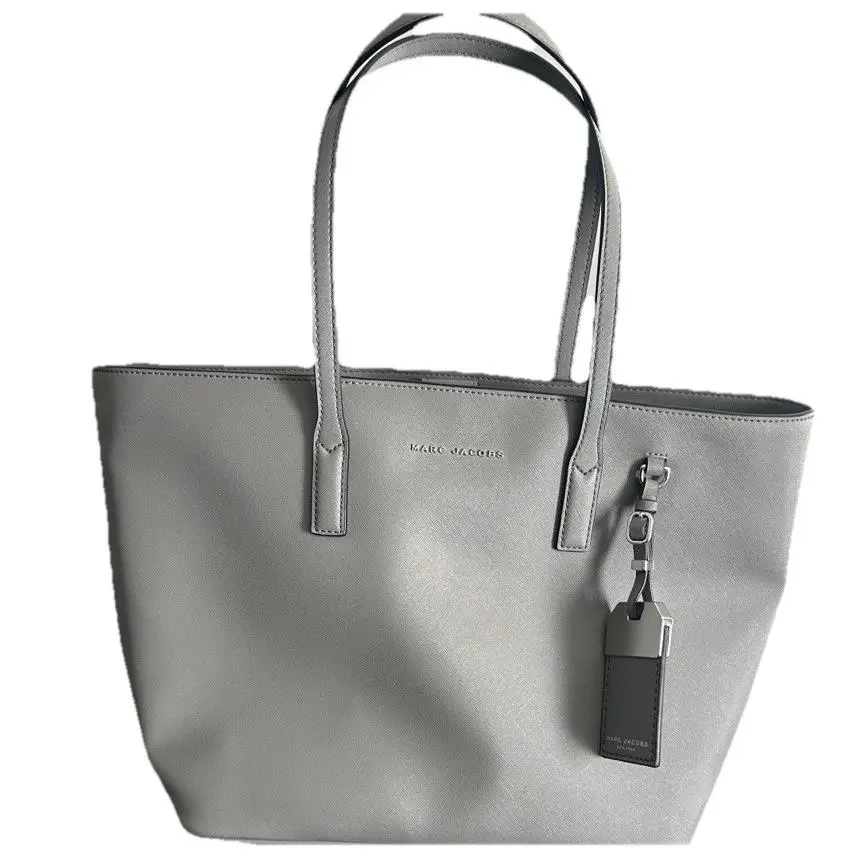 Brand Marc Jacobs Luggage Tag Shoulder Tote Grey