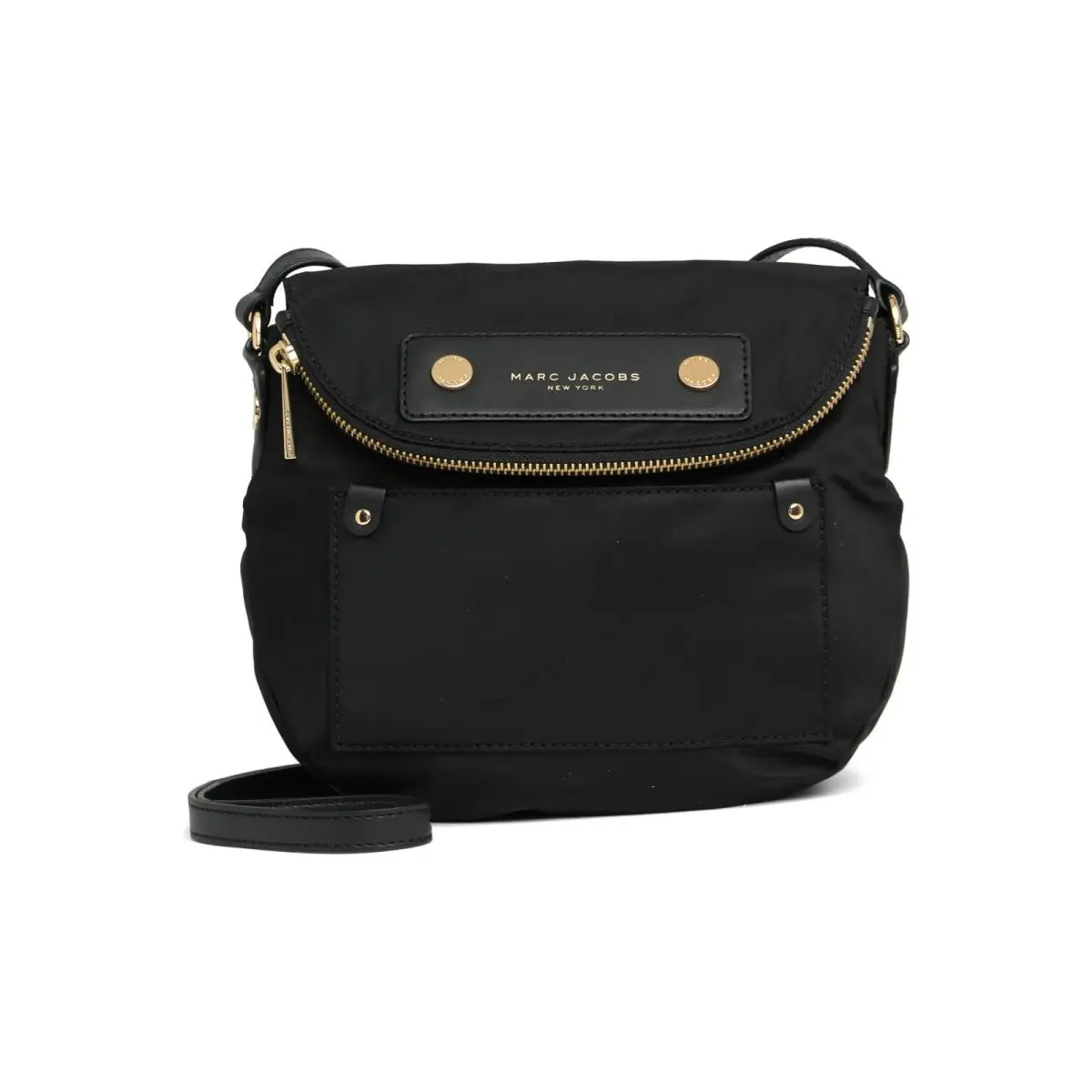 Marc Jacobs Preppy Mini Natasha Nylon Crossbody Bag Black
