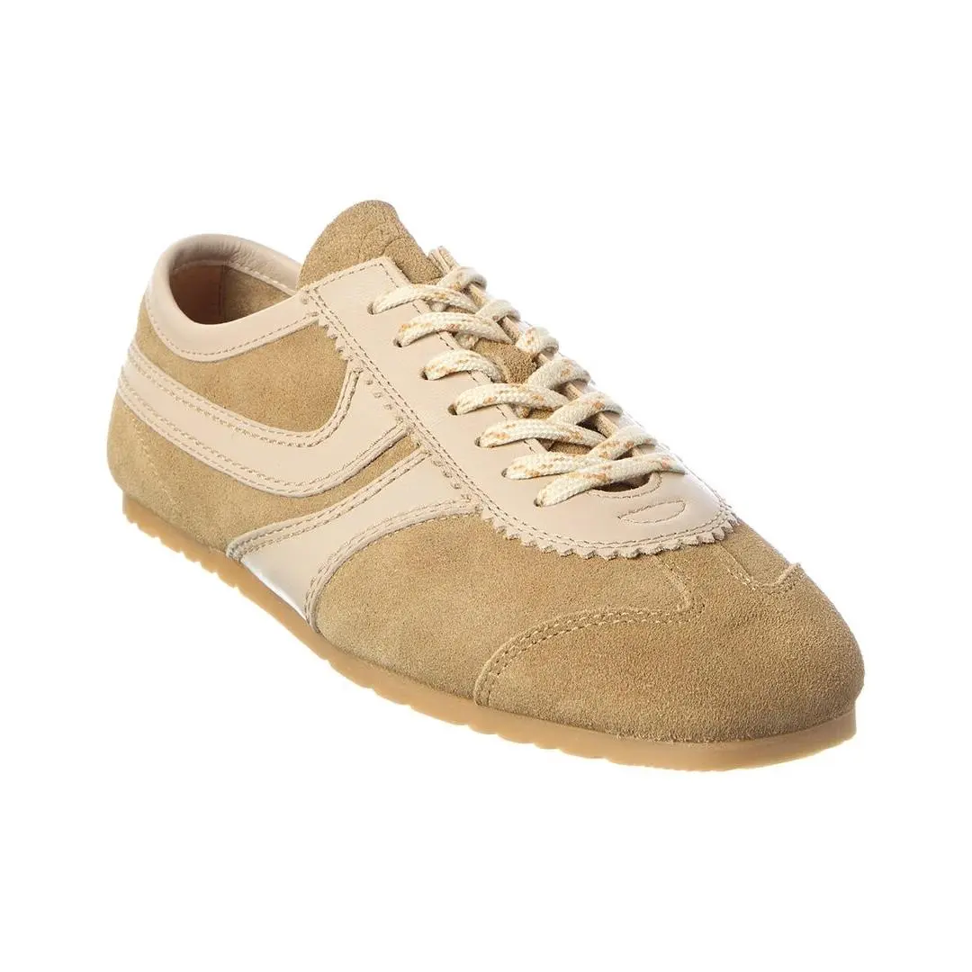 Dries Van Noten Suede Leather Paneled Sneaker Women`s