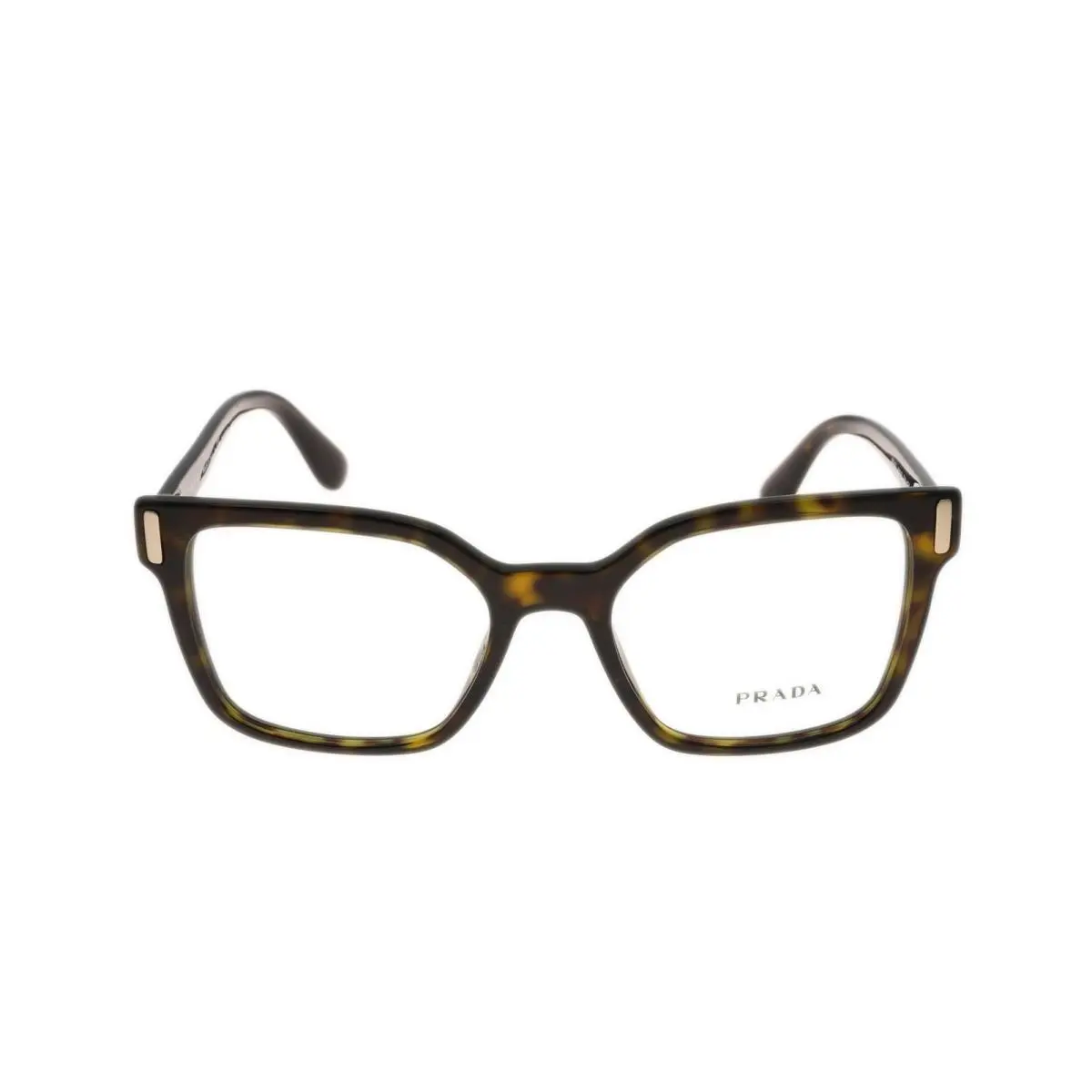 181241 Womens Optical Full Rim Square Eyeglasses Tortoise Size 50-18-135 by Prada